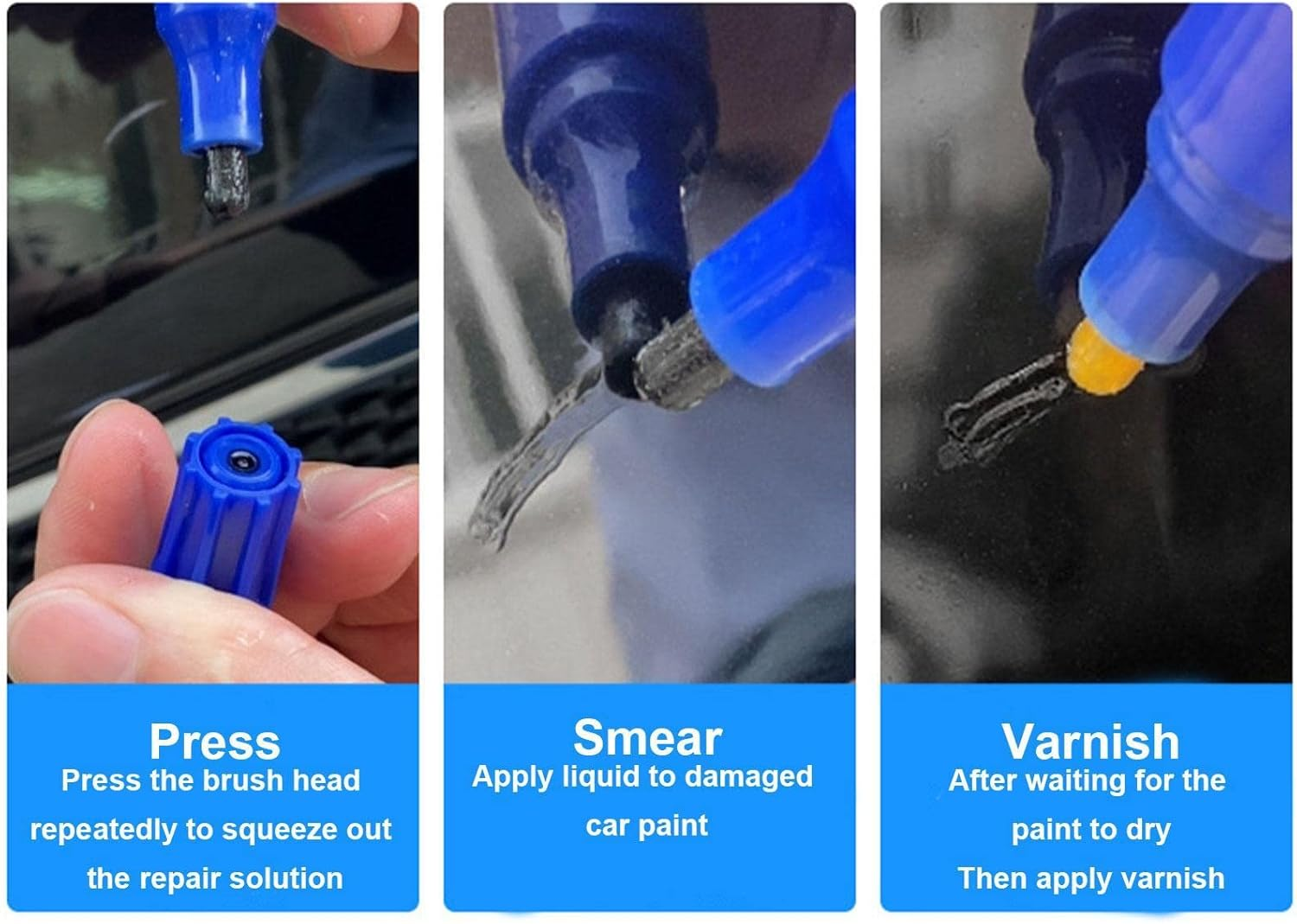 Paint | Paint for Paint Scratch Repair - Multi-Color Optional for Various, Automotive Touchup Paint Two-In- Paint Kot-Au image number 4