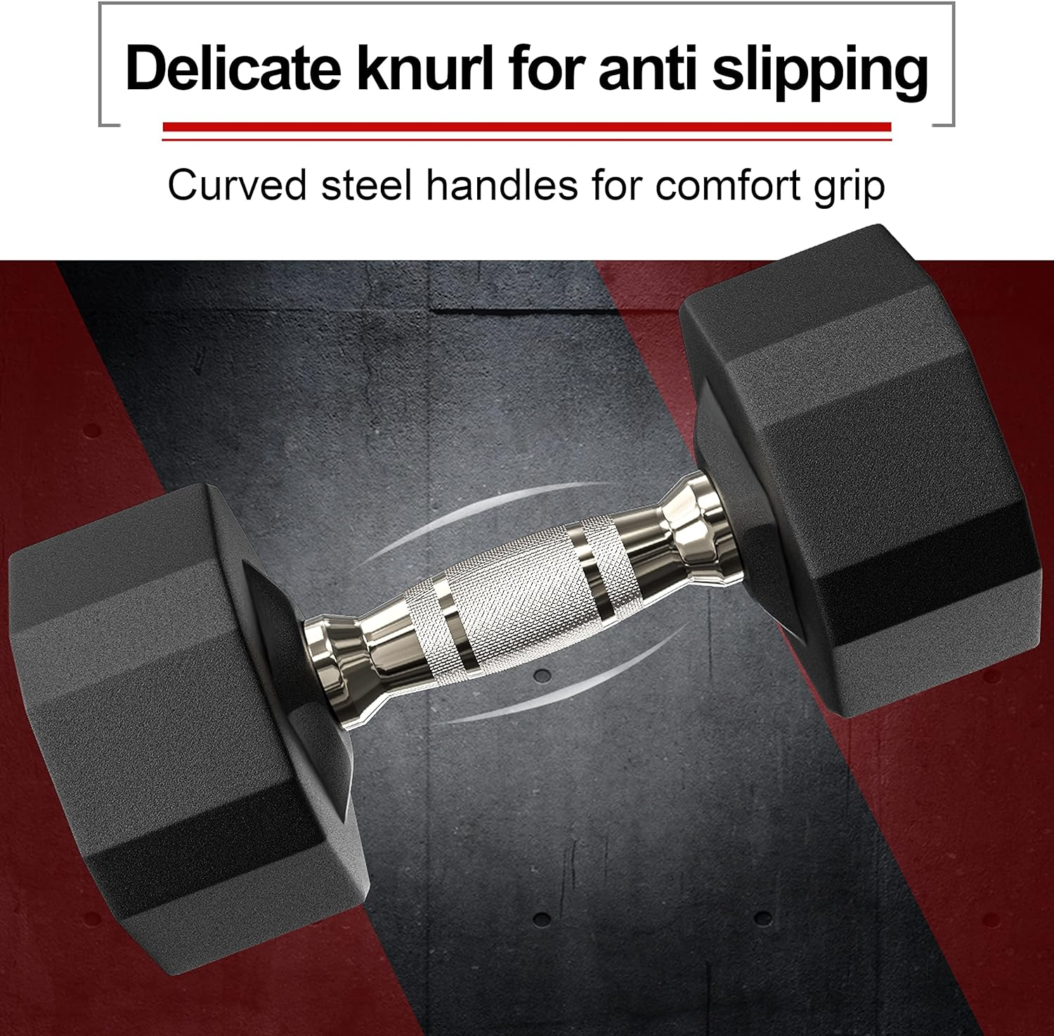 PROIRON Rubber Dumbbells Pure Steel Dumbbell, Friction Welding(Compact and Never Loose) Weights Set Men Women Home Gym 3Kg 5Kg 8Kg 10Kg 12Kg 16Kg 20Kg 24Kg Fitness Training Exercise Body Strength Lifting Equipment (Pair or Single) - 3 Rubber Dumbbell-2&times;8Kg image number 2