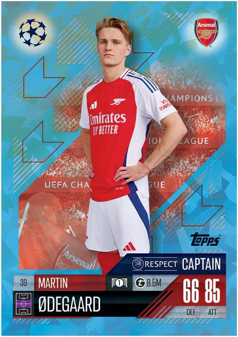Topps UEFA Champions League Match Attax 24/25 Trading and Collectible Card Game (Flow Pack of 40)