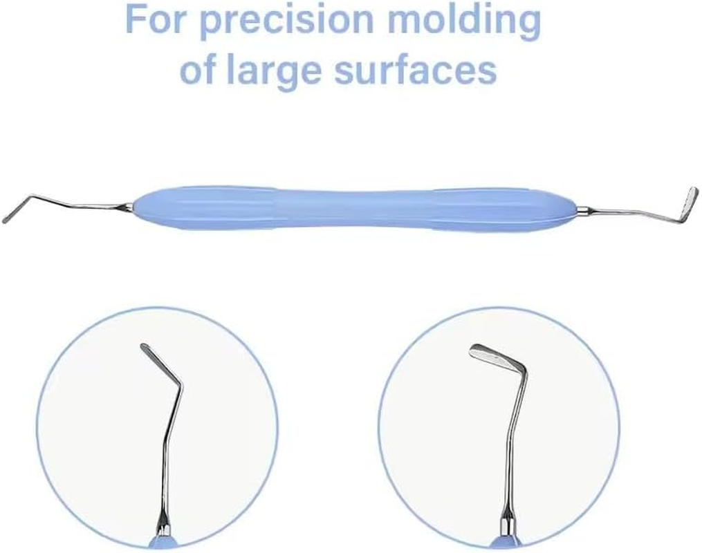 Color-Coded Dental Composite Instruments &ndash; 7 Silicone Handle Tools for Tooth Restoration & Cavity Filling image number 4
