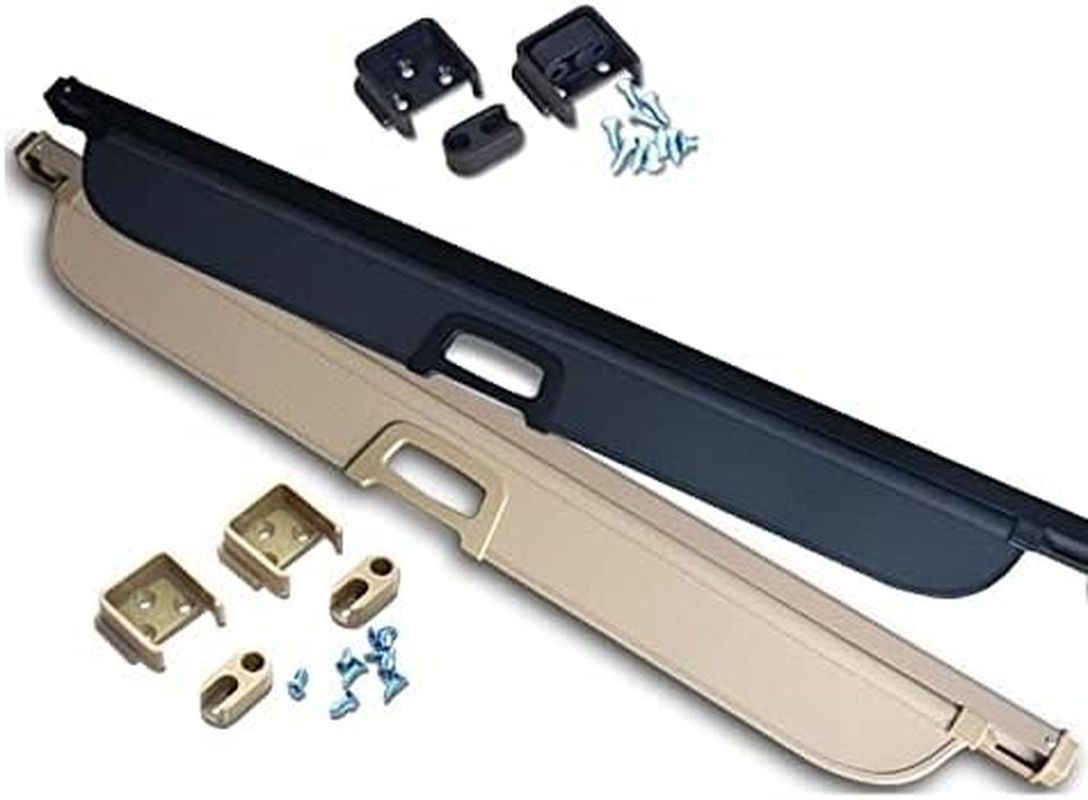 ZNFMOS Trunk Cargo Cover, for Hyundai, for Tucson 2006-2014, Safety Shield Rear Luggage Curtain Retractable Partition Privacy Car Accessorie Security Panel Roller(Black) - Beige image number 5