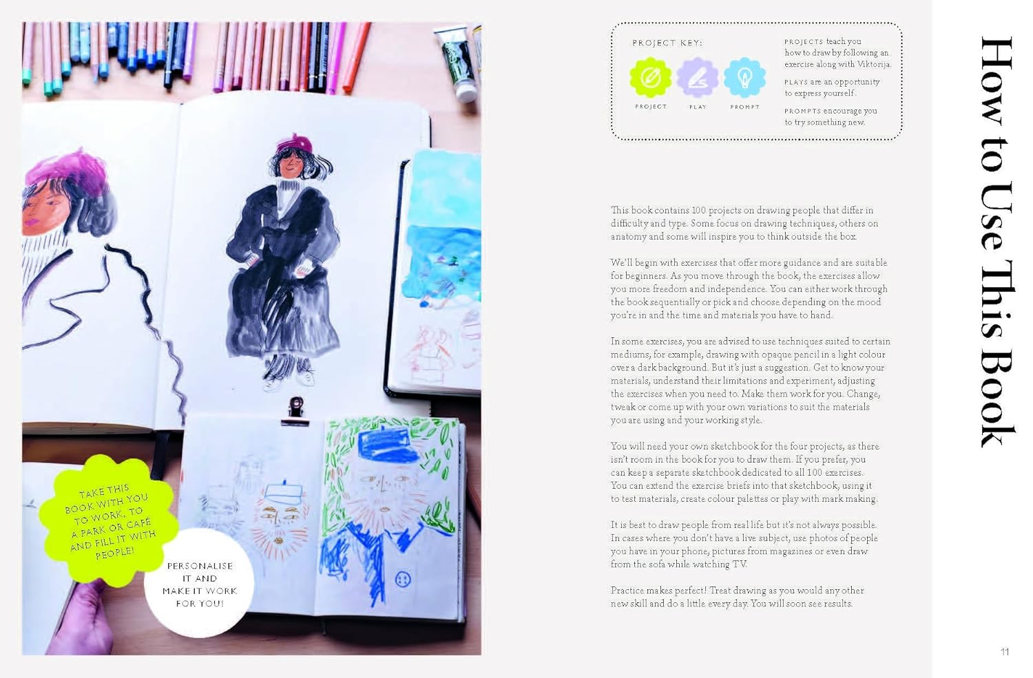 Drawing People: 100 Prompts, Projects and Playful Exercises image number 6