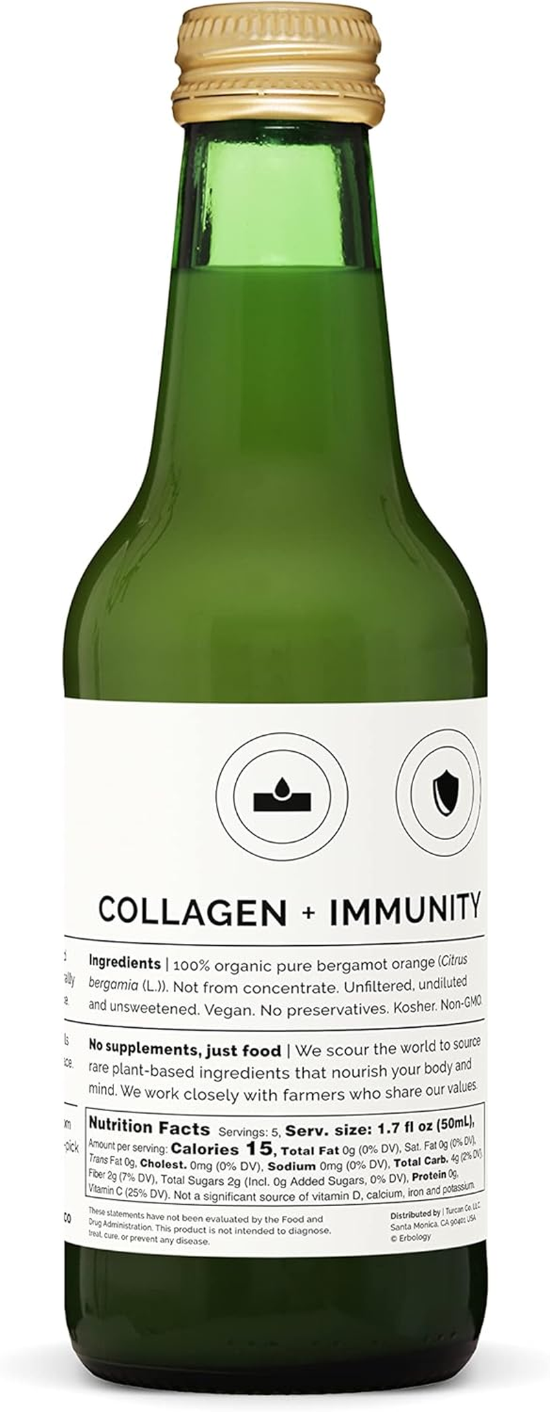 100% Organic Bergamot Juice 250Ml - Supports Immunity and Collagen Production - Rich in Vitamin C and Bioactive Flavonoids - Straight from Farm in Italy - Undiluted - No Added Sugar - Non-Gmo image number 6