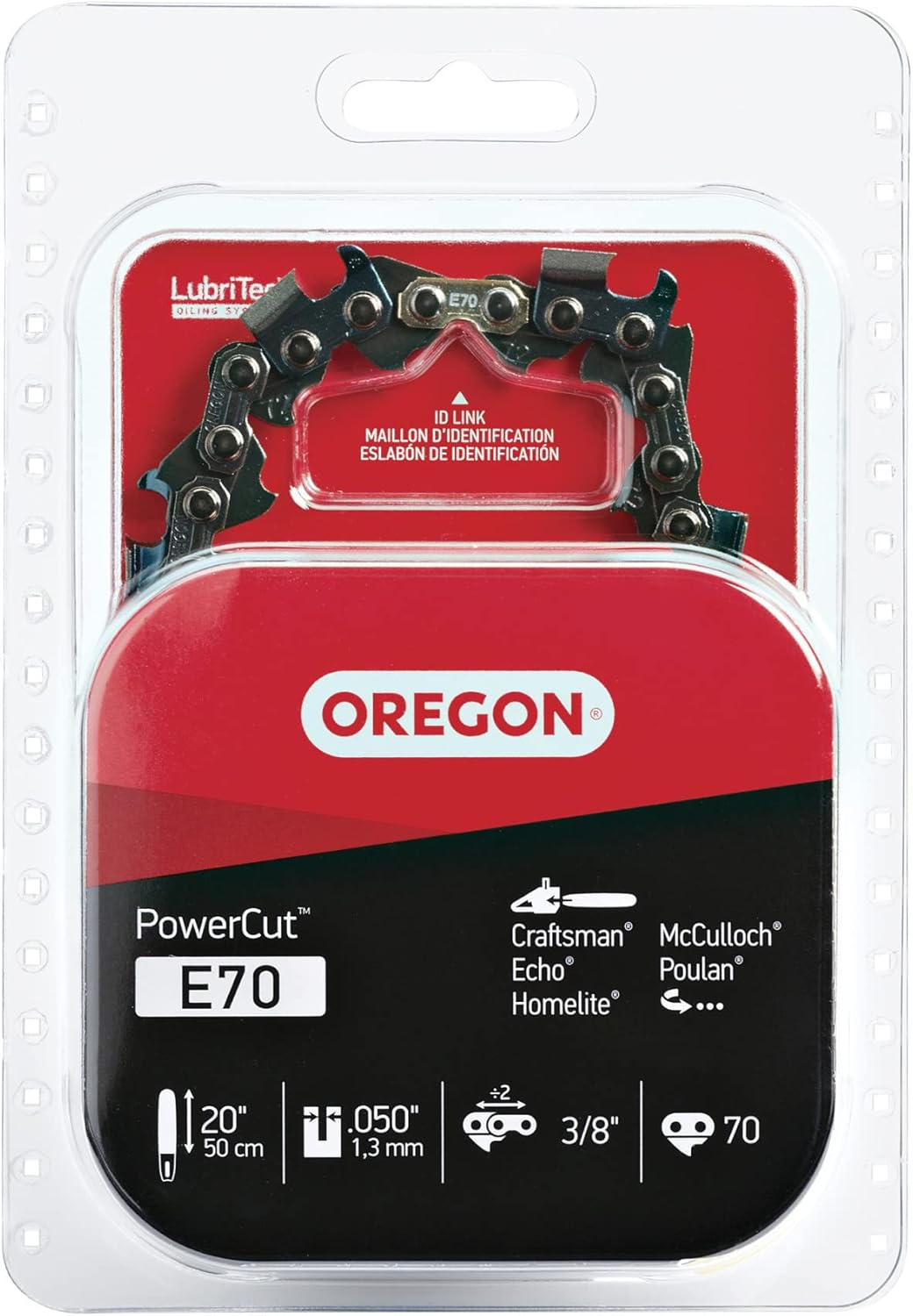 Oregon E70 20-Inch Powercut Chainsaw Chain - Fits Echo, Mcculloch and More image number 4