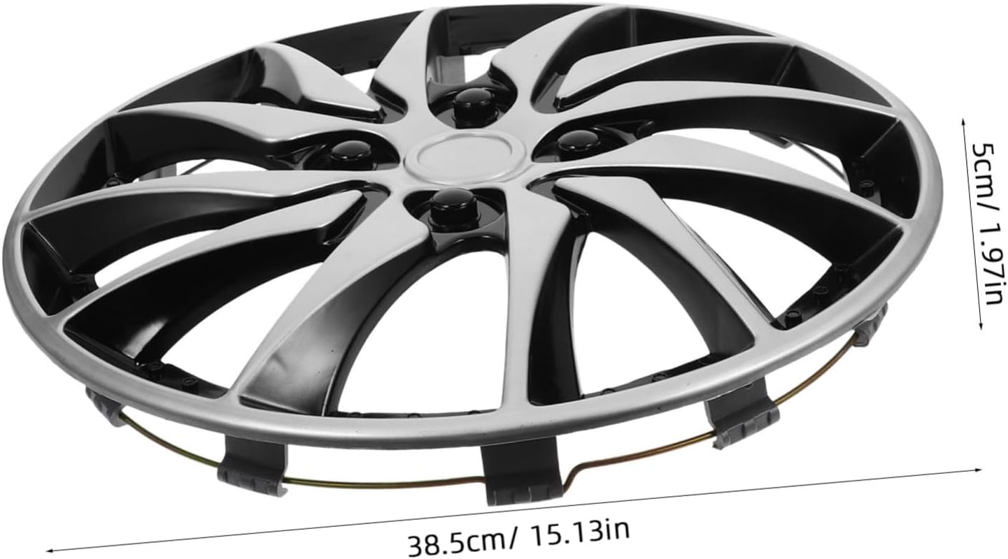 Didiseaon Hub Cap 14 Inch Universal Abs Wheel Hub Cap Cover for Car Truck SUV Decorative Replacement Rim Cover Automotive Accessory image number 3