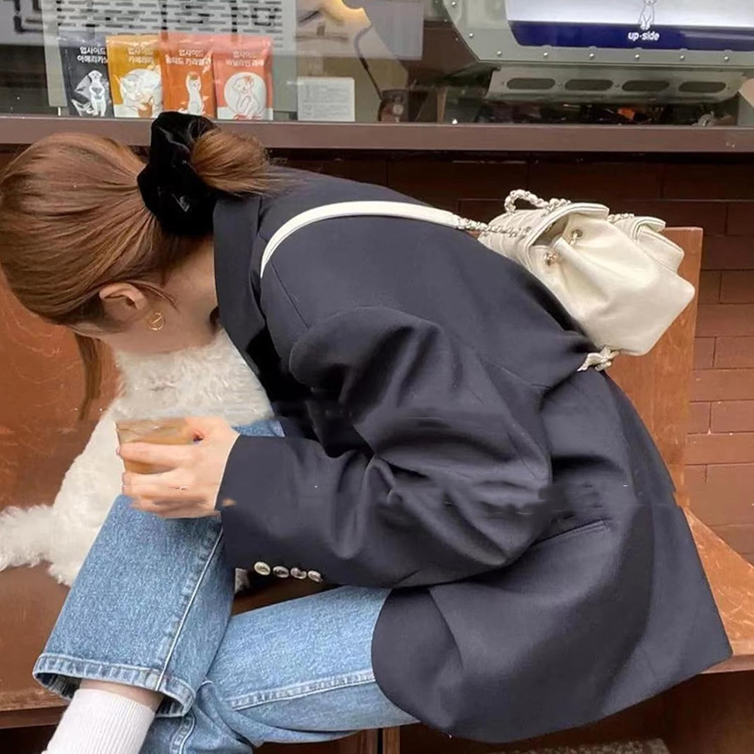 DHWEKU Headband, Vintage Hair Band, Headband Knot Warp, Wide Retro Headband Hair Band, Fabric Headband for Women Girls Deliveries, with Elastic Bands and Hair Bands, 3-Piece Set