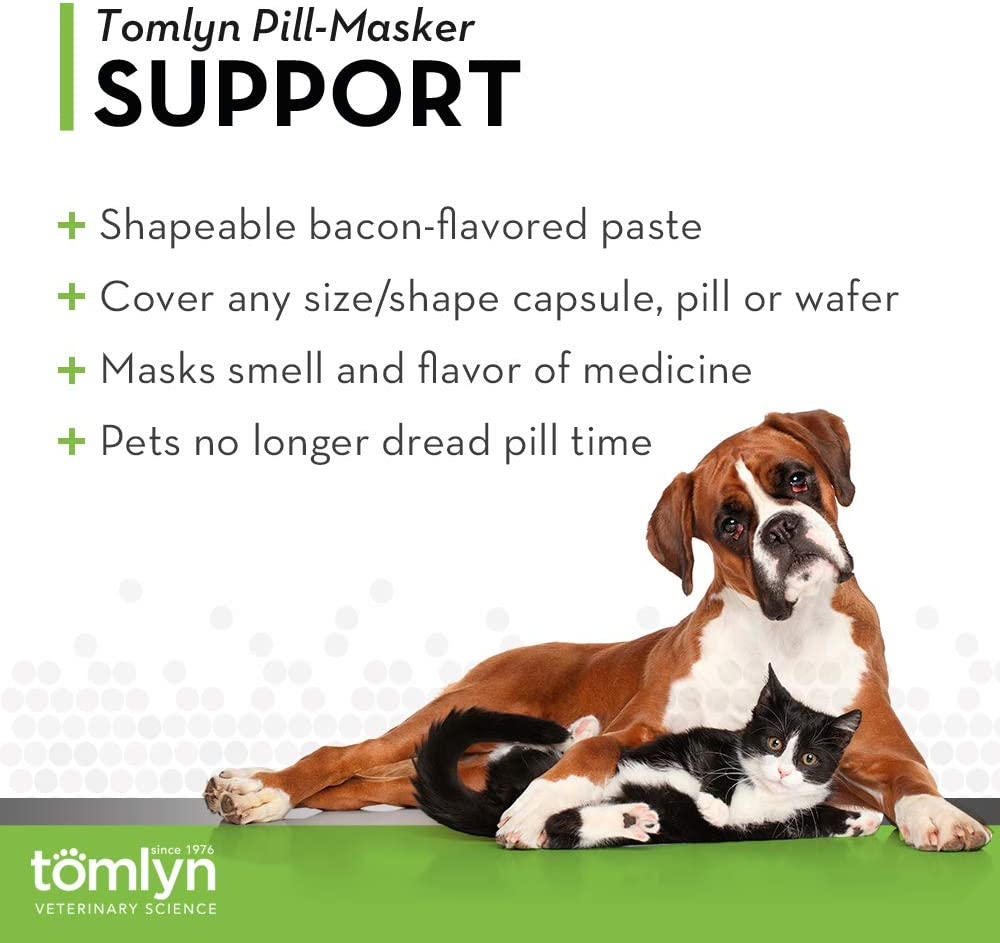TOMLYN Pill-Masker Original Bacon-Flavored Paste for Dogs & Cats, 4Oz image number 3