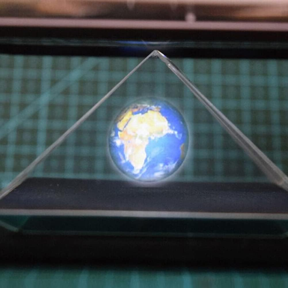 Smartphone Hologram, 360&deg; Image 3D Hologram Pyramid Display Projector, 3D Holographic Display Stands, for Corporate Product Display, Cartoon Interaction, Etc (Cylindrical) image number 3