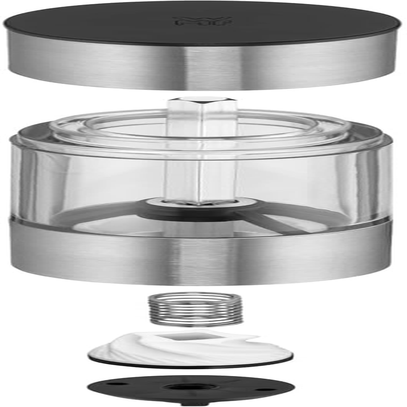 WMF Mini Spice Mill with a Ceramic Grinder for Salt, Pepper, Dried Herbs, Cromargan Stainless Steel Mill, Acrylic, Height 11 Cm image number 3
