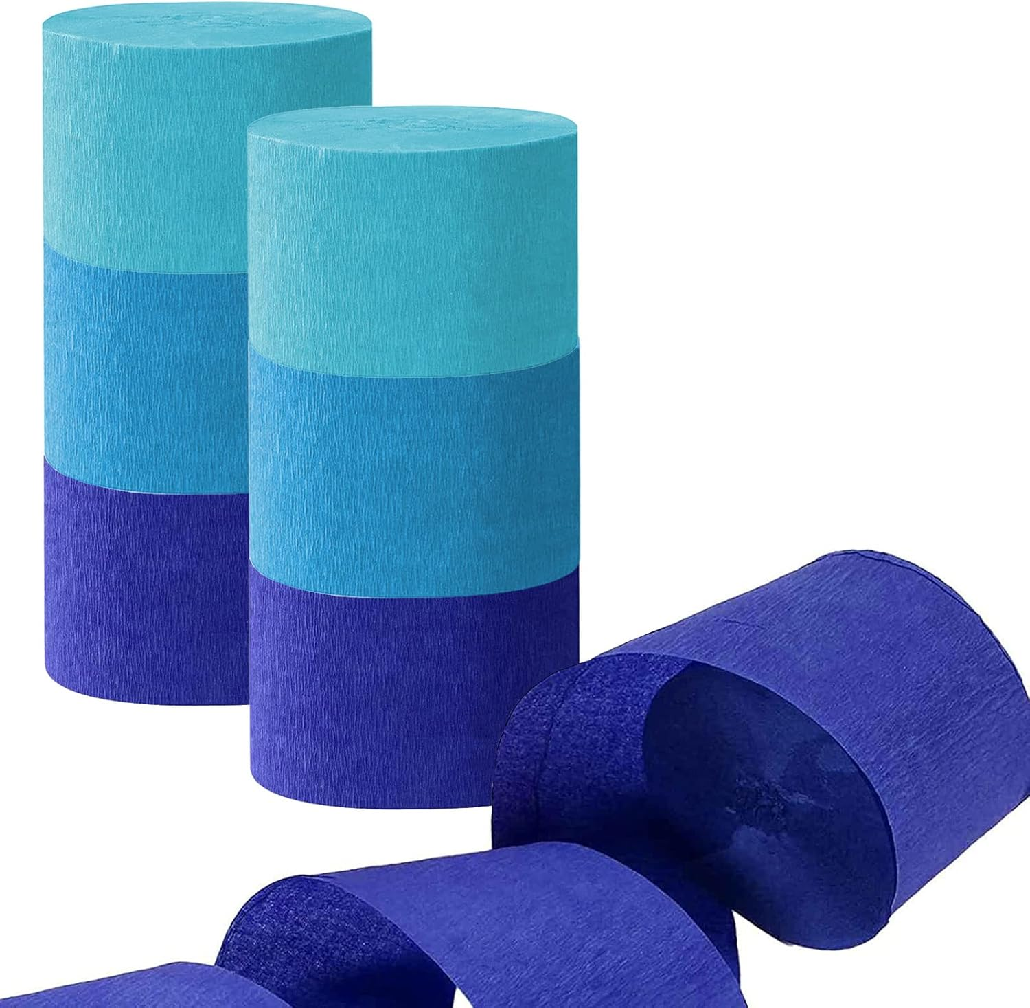 Purple Crepe Paper Streamers - 6 Rolls Party Streamers for Various Festival Party Decorations
