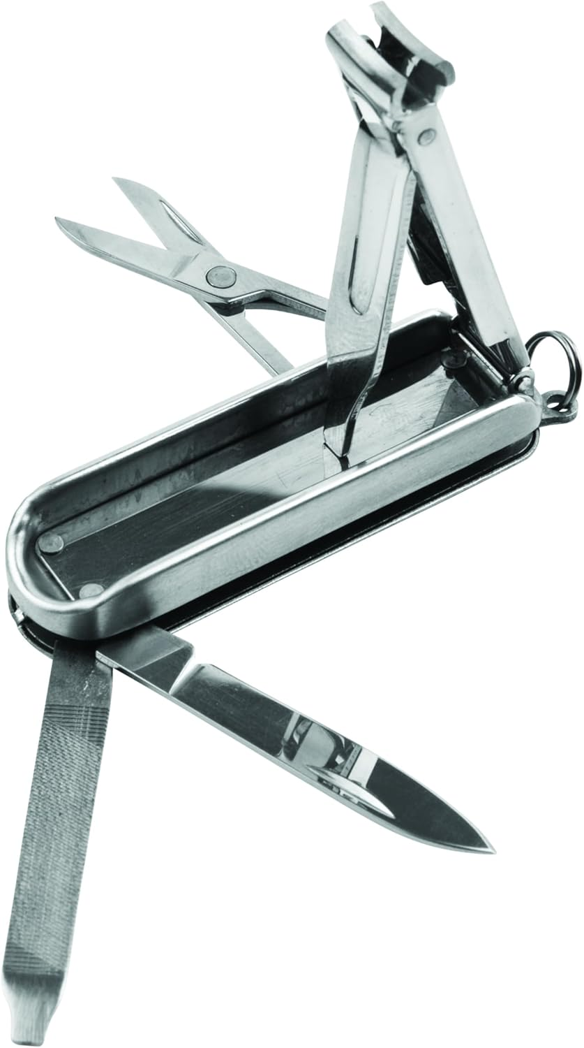 True Utility Nailclipkit: Cliptool Mitstabilen Und Scharfen Nagerknipser, Schere, Nagels&auml;uberer, Nagelfeile, Nagelknipser Und Messer image number 5