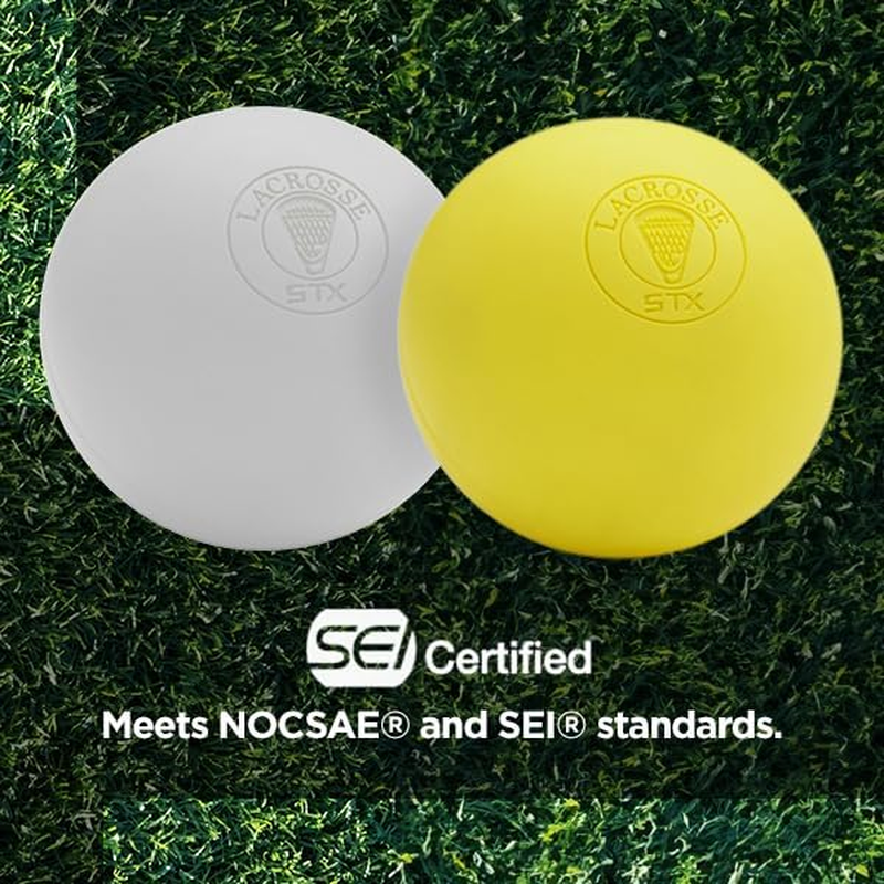 STX Lacrosse Official Lacrosse Balls - 6 Pack - Orange image number 5