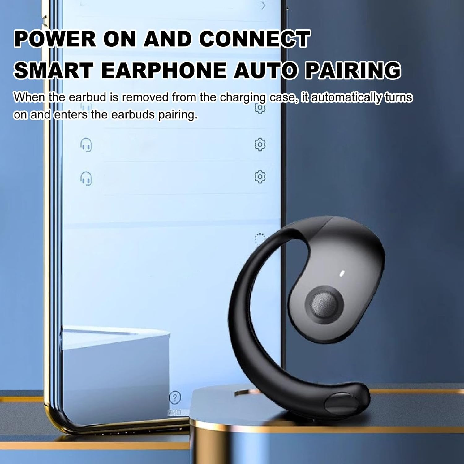 XUMIUZIY Language Translation Earbuds, Wireless Translator Earbuds with 80 Languages, 14 Voices, 4 Modes, Hifi Stereo Headphones, High Accuracy for Travel, Business, Learning (Black)