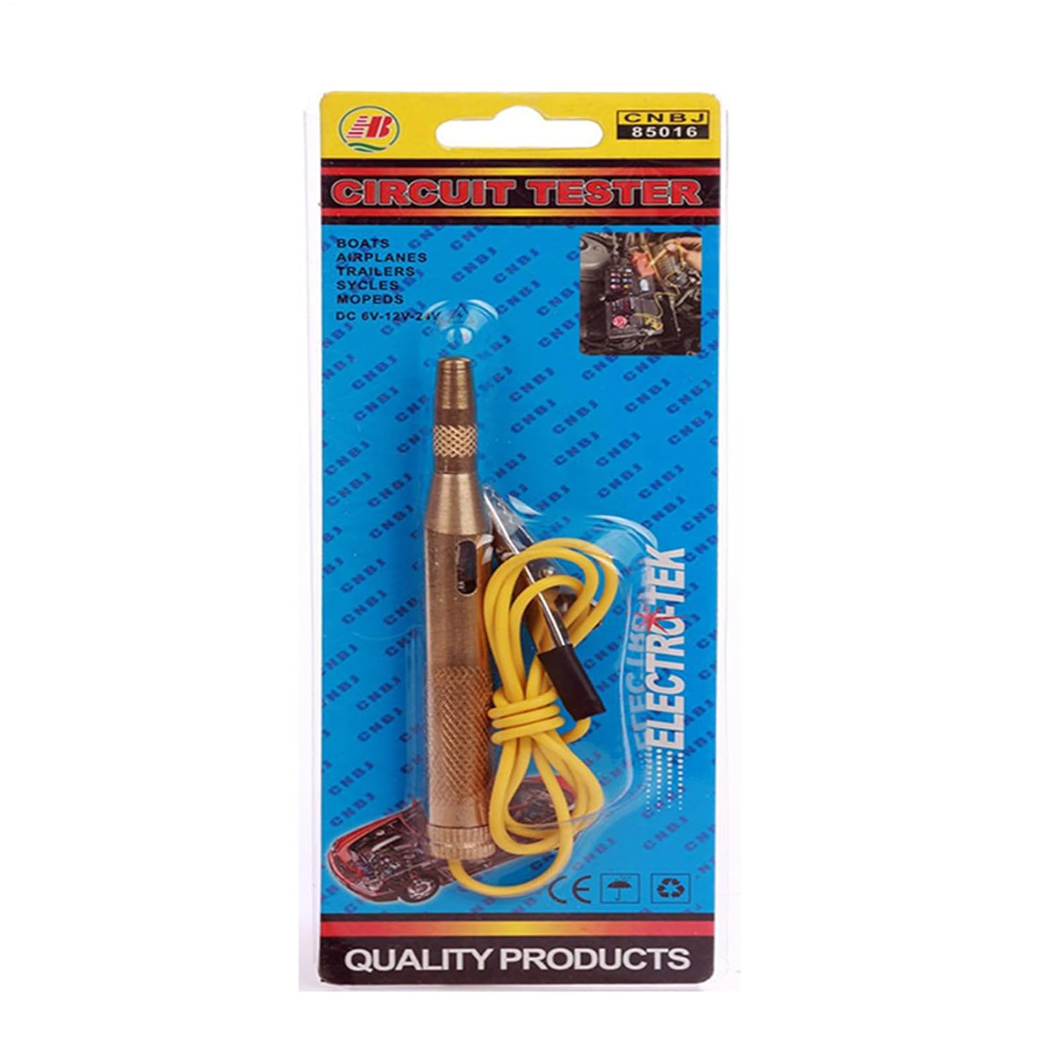 Circuit Tester for Mechanics - Circuit Tester for Cars | Automotive Electrical Tester for Car Truck Trailer, Voltage Test Light Tool for Fuse, Wire, Battery, Repair, Car Circuit Tester image number 5