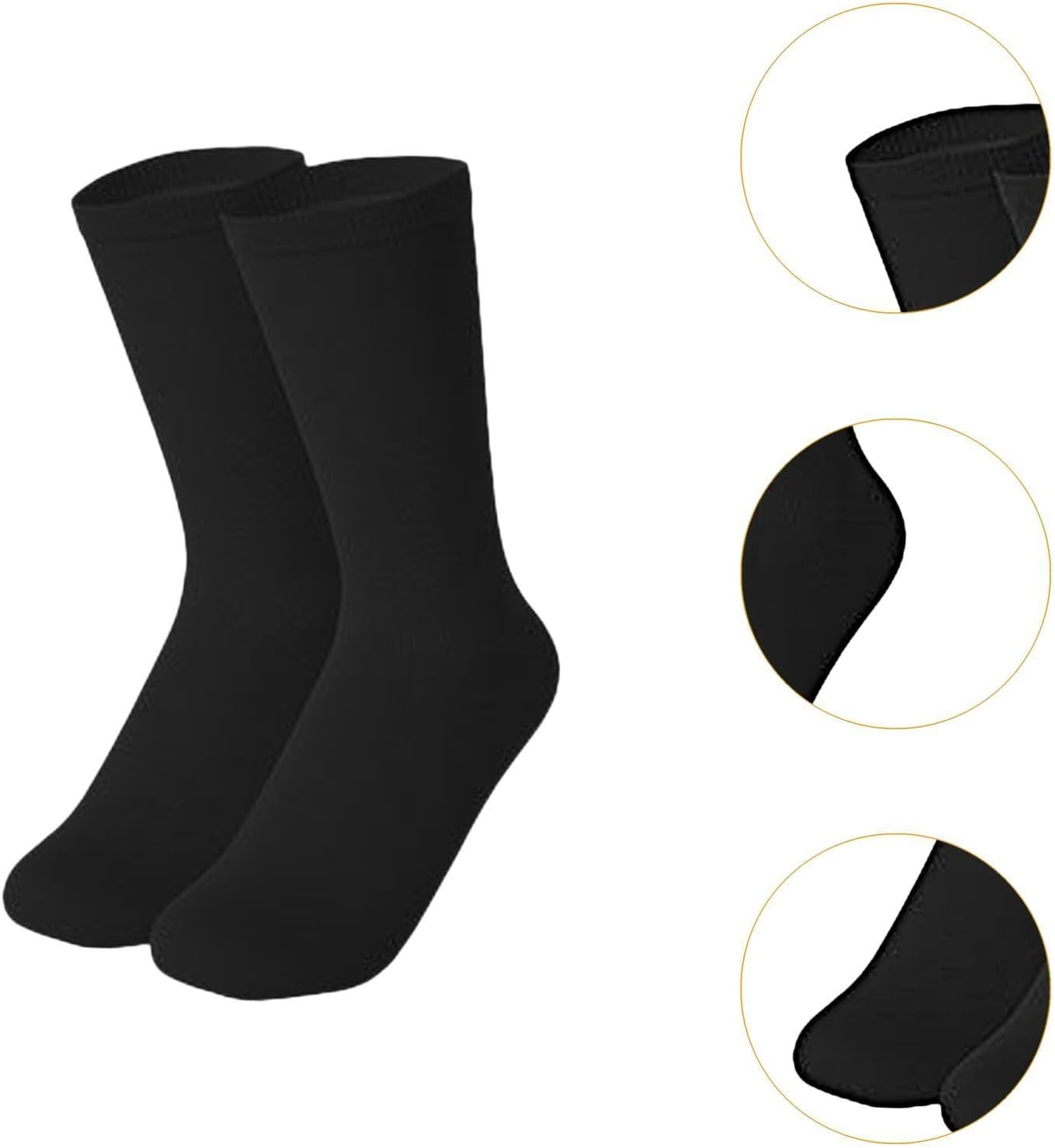 Zxpjkyu Ice Skating Socks for Women and Girls - Figure and Roller Skating - Blue image number 5