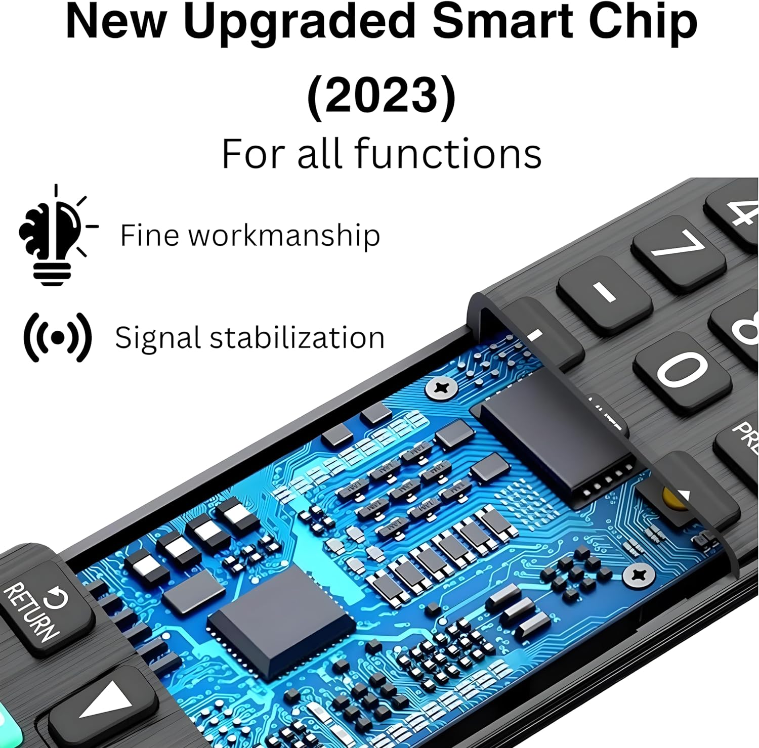 Universal Remote Control for Samsung Smart Tvs &ndash; Replacement Remote for Samsung LED, LCD, QLED, UHD, 4K, Frame, HDR, and Curved TV Series (No Setup Required)