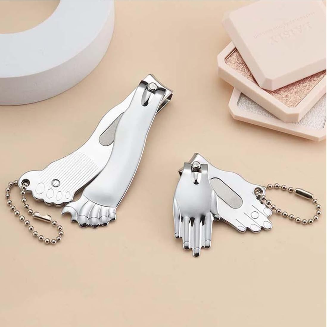 Nail Clippers Set, Premium Stainless Steel Fingernail and Toenail Clipper Cutter, Nail Clippers for Hands and Feet, Clean and Hygienic with Nail File Sharp, Effortless Stainless Steel Nail Clipper image number 4