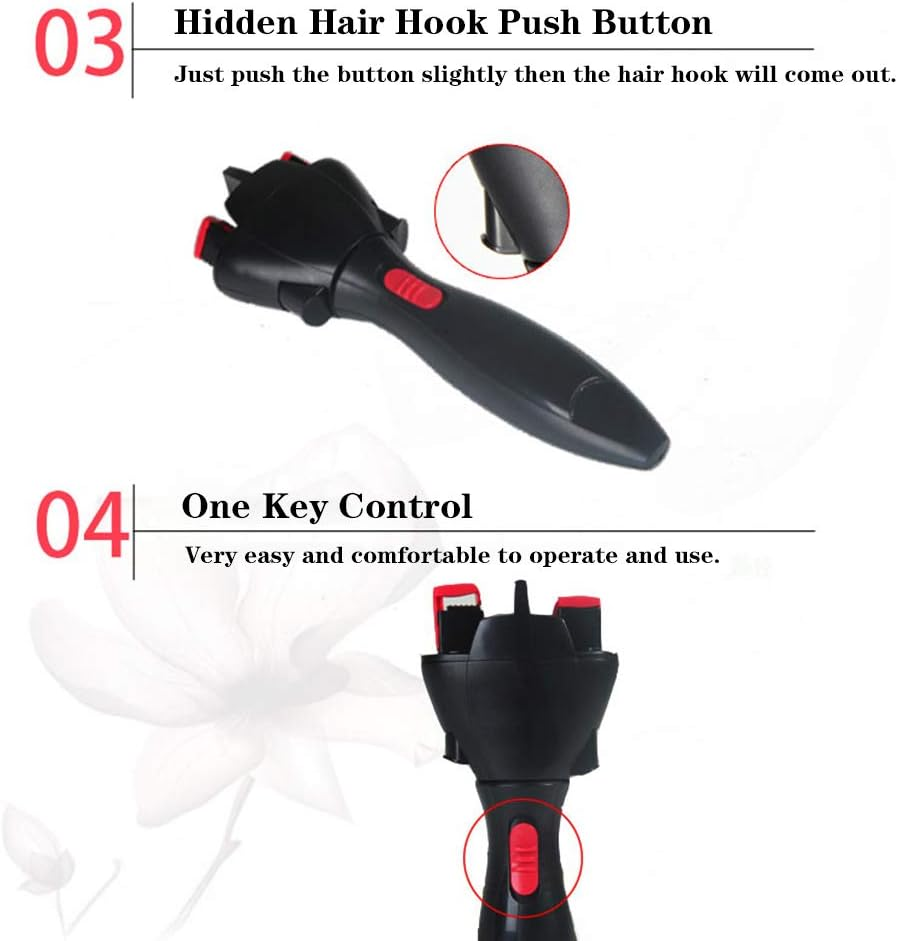 Staright Electronic Quick Twist Hair Braiding Tool USB Powered Automatic Hair Braider Machine Braid Maker DIY Magic Hair Styling Tools image number 4