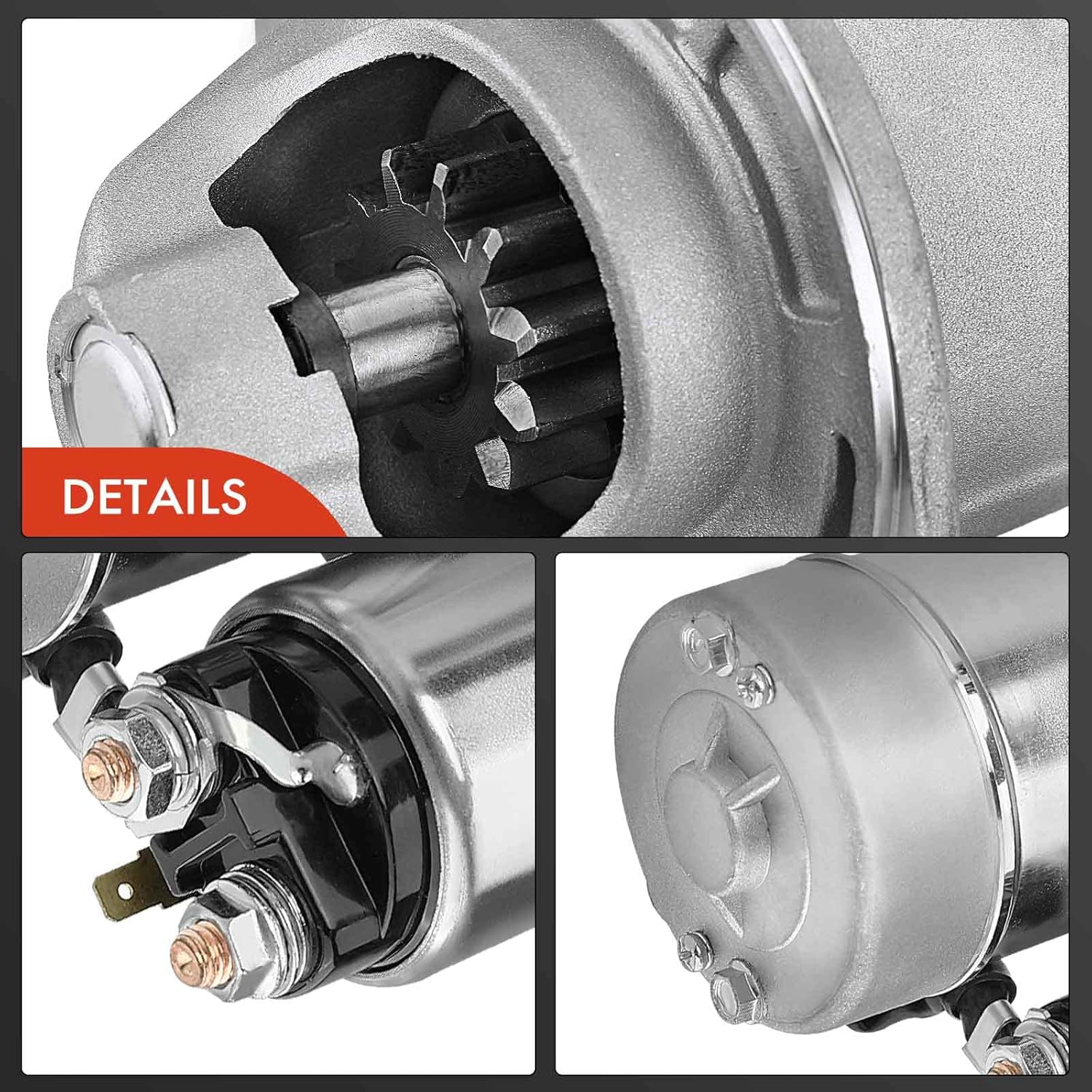 A-Premium Starter Motor Compatible with Case CX27B CX31B CX36B Yanmar 2YM15 3JH3E 3TNE88 3YM20 3YM30 4JH3E 4TNE88 New Holland Industrial, 12V 1.4KW 11-Teeth Clockwise, Replace# 129608-77010