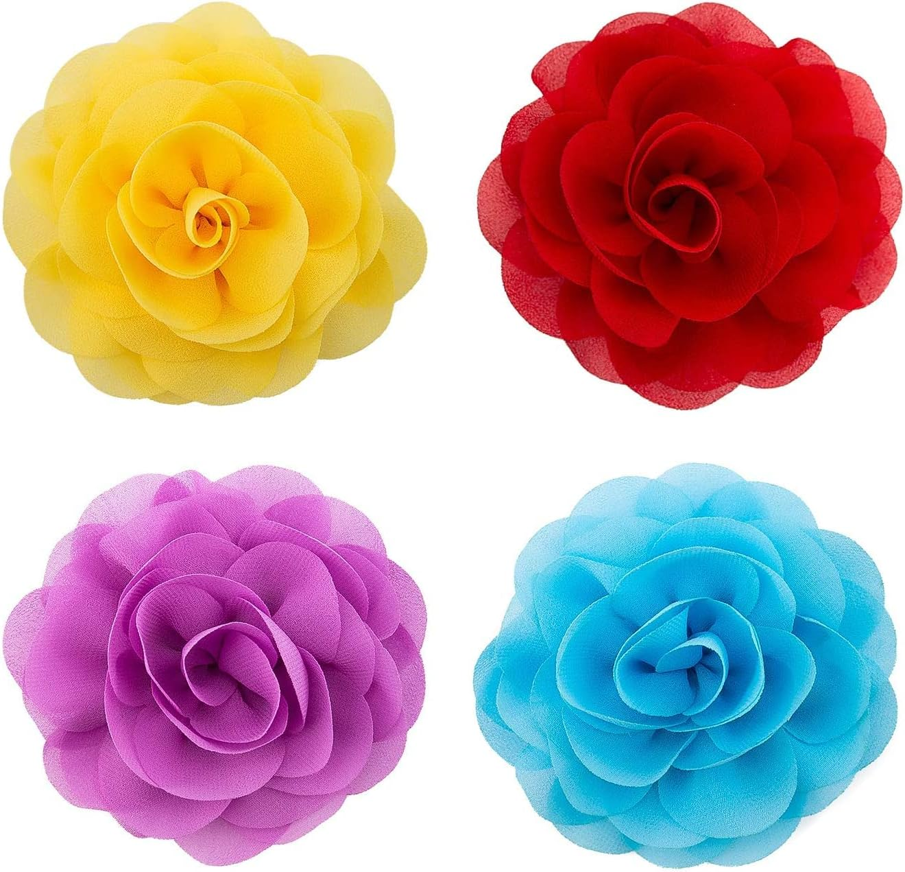 LUTER Pet Collar Flowers Multicolored Dog Flower Tie&Bow Floral Collar Charms Accessories, Detachable Flower Embellishment for Cats, Dogs, Pets Supplies