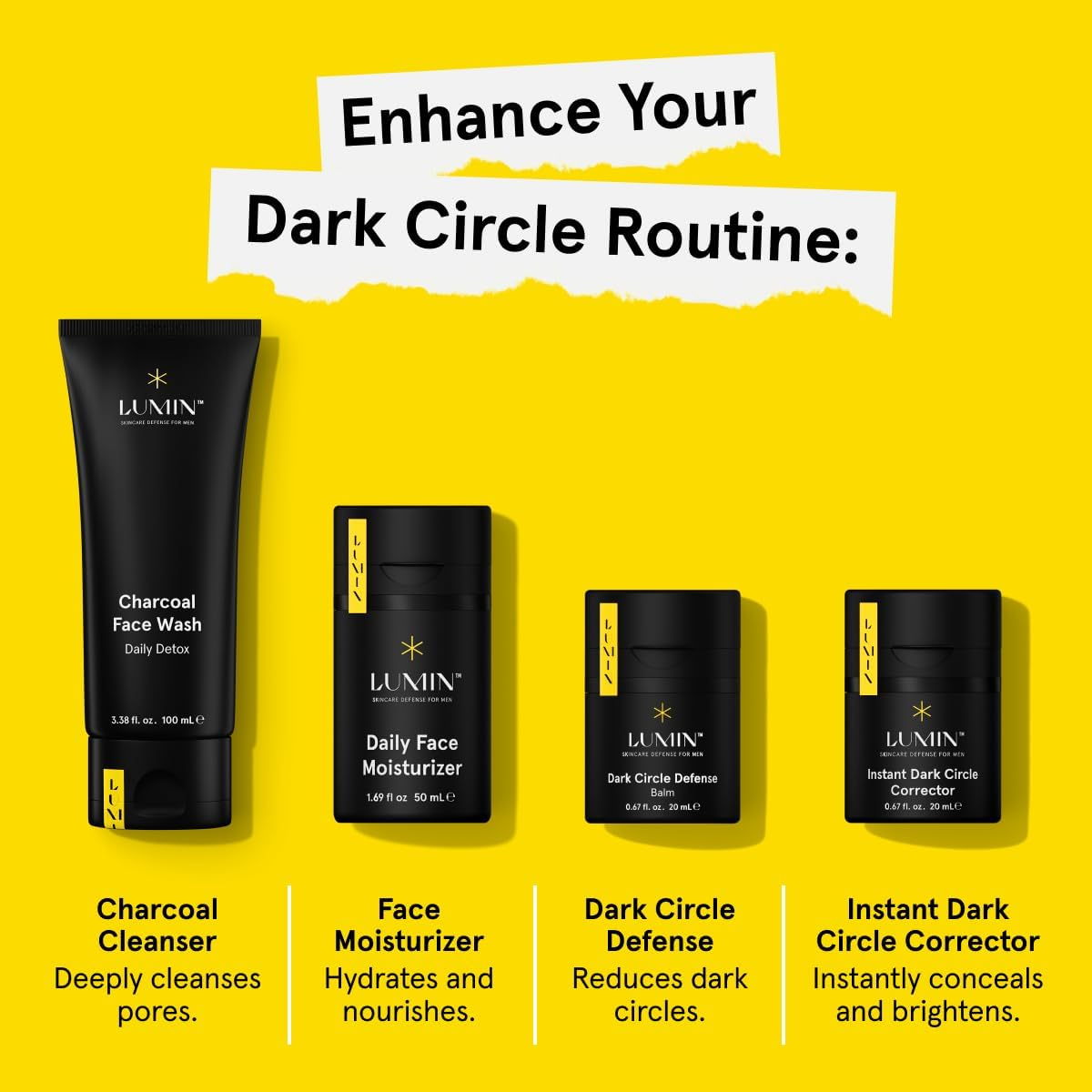 Men&rsquo;S Dark Circle Defense (1 Oz.): Anti-Aging Korean Formulated Eye Cream Treatment - Reduce Fine Lines, Wrinkles, Eye Bags, Dark Circles - Experience a Rejuvenated Complexion - Achieve Your Best Look image number 2