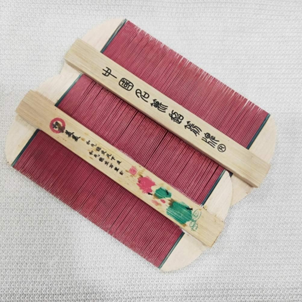Healifty Bamboo Lice Comb Wood Hair Comb for Women Home Travel Outdoor image number 2
