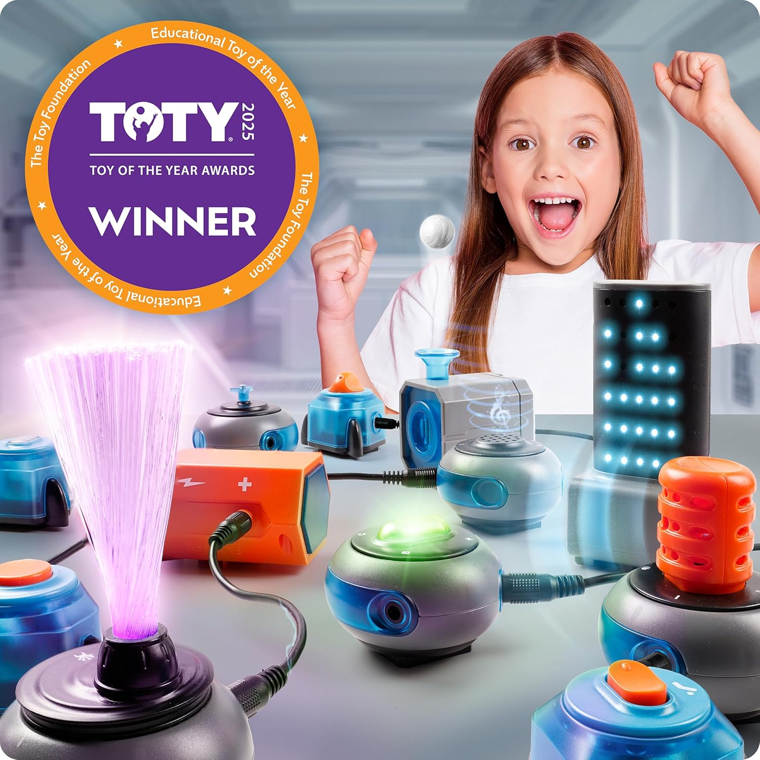 National Geographic Circuit Maker - Electronics Kit for Kids with 120 Electrical Projects, STEM Toy, Electronic and Electrical Circuit Projects, Electricity Kit image number 3