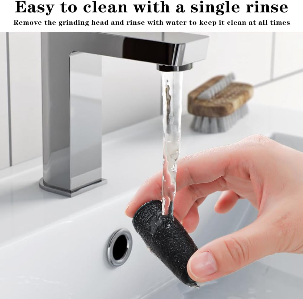 RANJIMA Wireless Electric Callus Remover, USB Rechargeable Electronic Foot File, Foot Care for Hard, Dead and Cracked Dry Skin image number 3