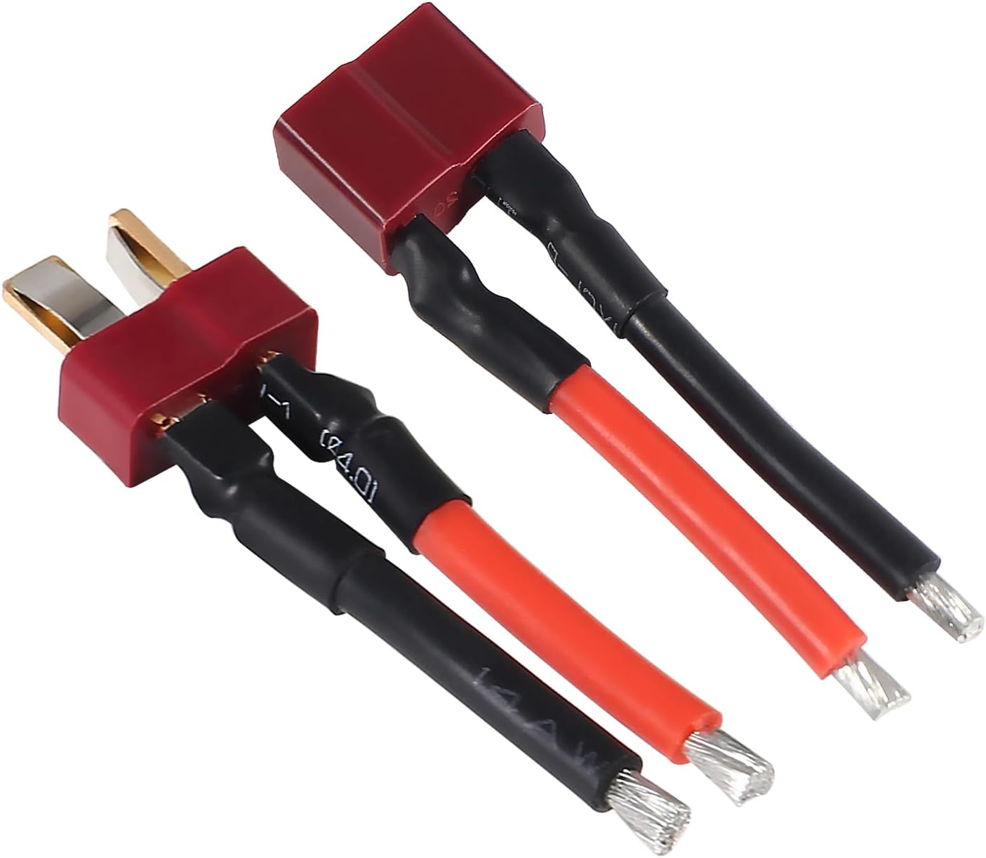 DIANN 5 Pairs T Plug Connector Female and Male with 14AWG Silicon Wire for RC Lipo Battery Cable Drone image number 2