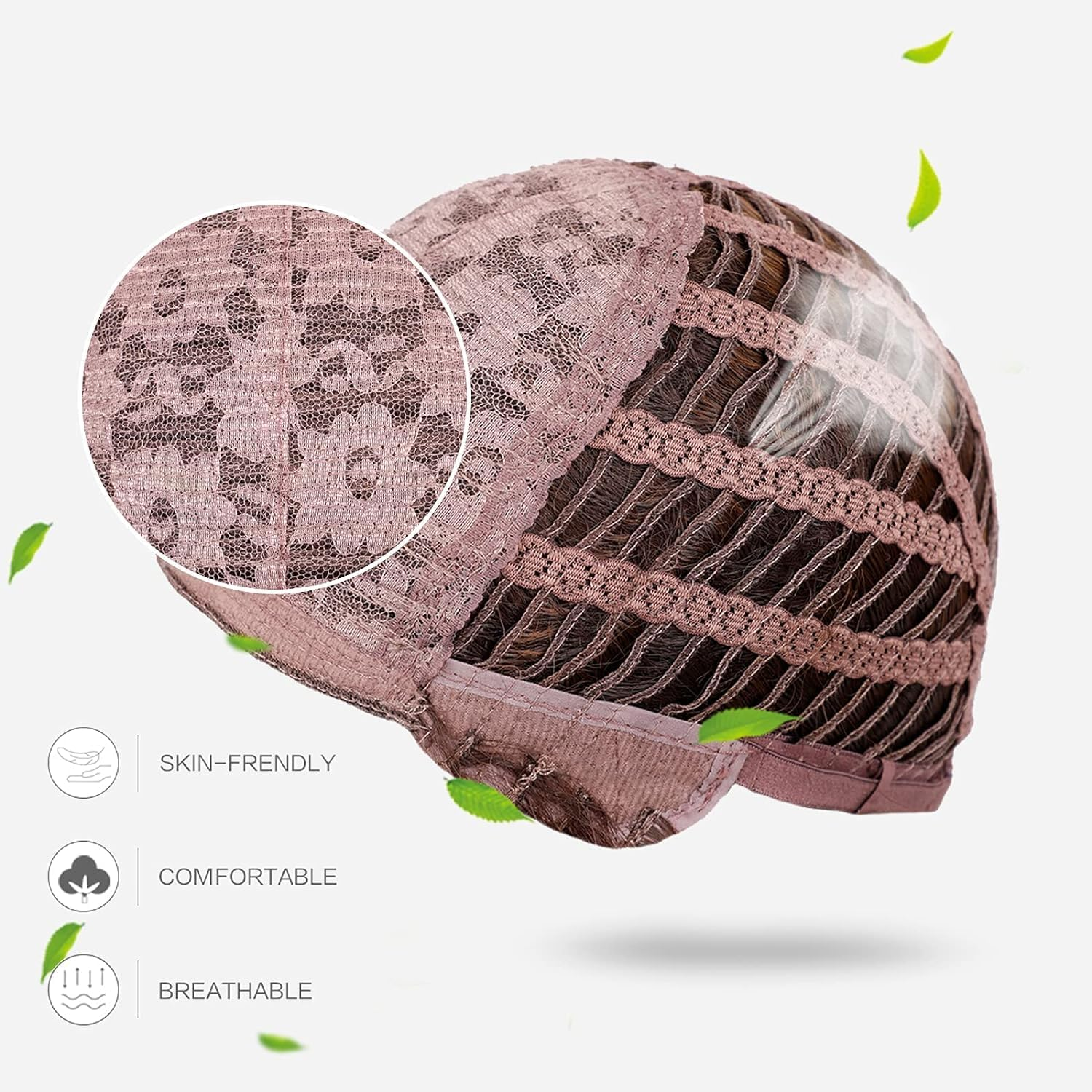 Long Layered Wigs 19 Inch Ombre Brown to Blonde with Dark Roots Synthetic Wig Hair Wigs for Women Party Wig image number 4