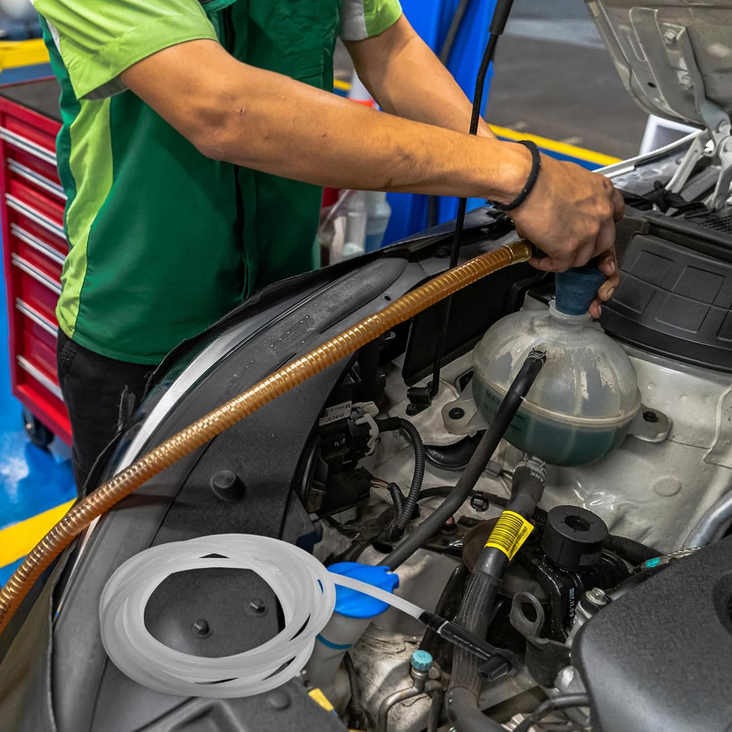 Holibanna Brake Fluid Replacement Hose Bleeder Connector for Car Automotive Maintenance Tool Easy to Use image number 2