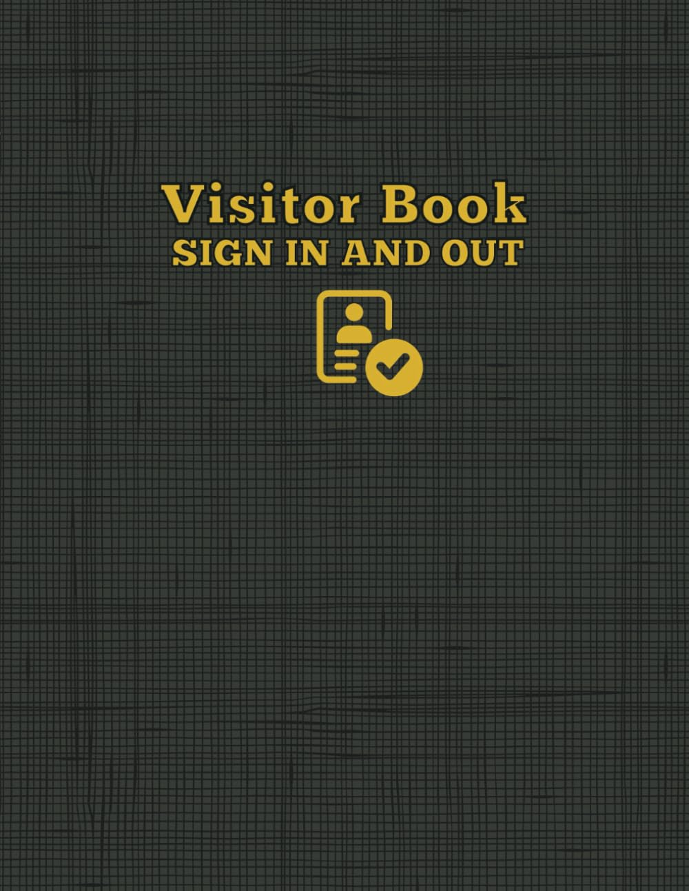 Visitor Book Sign in and Out: Visitor Register Log Book for Recording Visitor Activity in the Business Workplace | Great for Front Desk Security ... & More | Professional Business Series