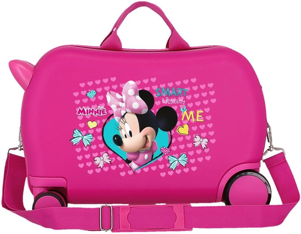 Joumma Disney Enjoy Minnie Children'S Suitcase Pink 45 X 31 X 20 Cm Hard ABS 24.6L 1.8 Kg 4 Wheels Hand Luggage, Pink, Children'S Suitcase, Pink, Children'S Suitcase image number 4