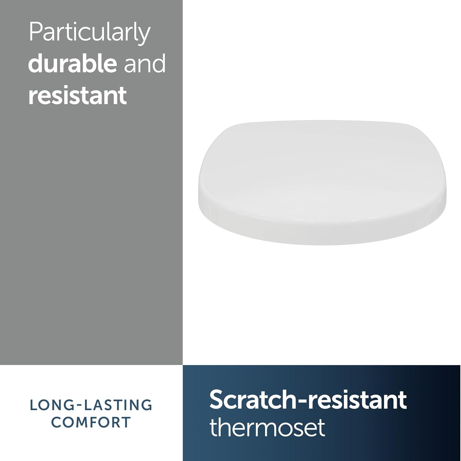 Toilet Seat - Ideal Standard Concept or Connect Soft Close Original Toilet Seat, E791701, White