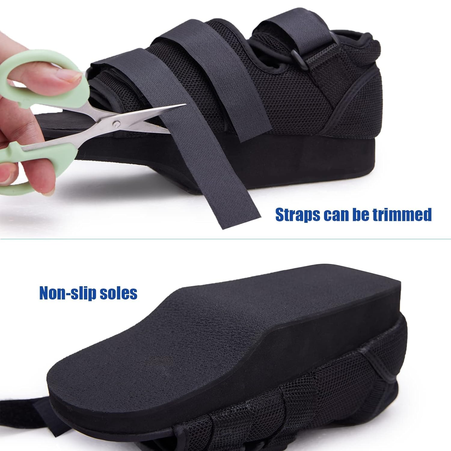 Post Op Shoe for Broken Toe Surgery Forefoot Offloading Healing Boot Post Surgical Wedge Foot Splint for Surgery for Men and Women (Small)
