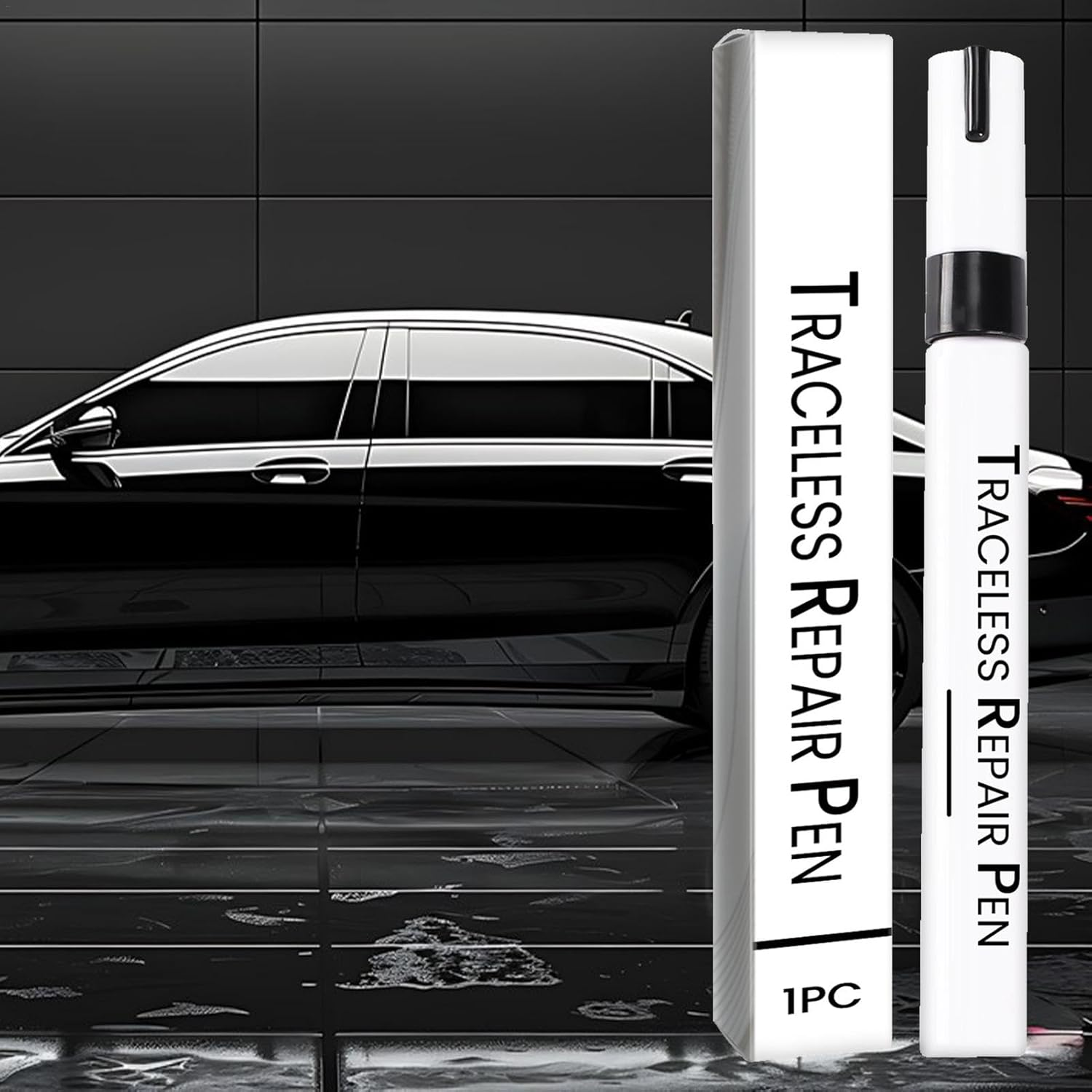 Car Paint, Portable Car Touchup Solutions, Auto Paint Repair, Car Scratch Remover, Professional Car Paint Touchup for Easy Repairs - Black image number 5