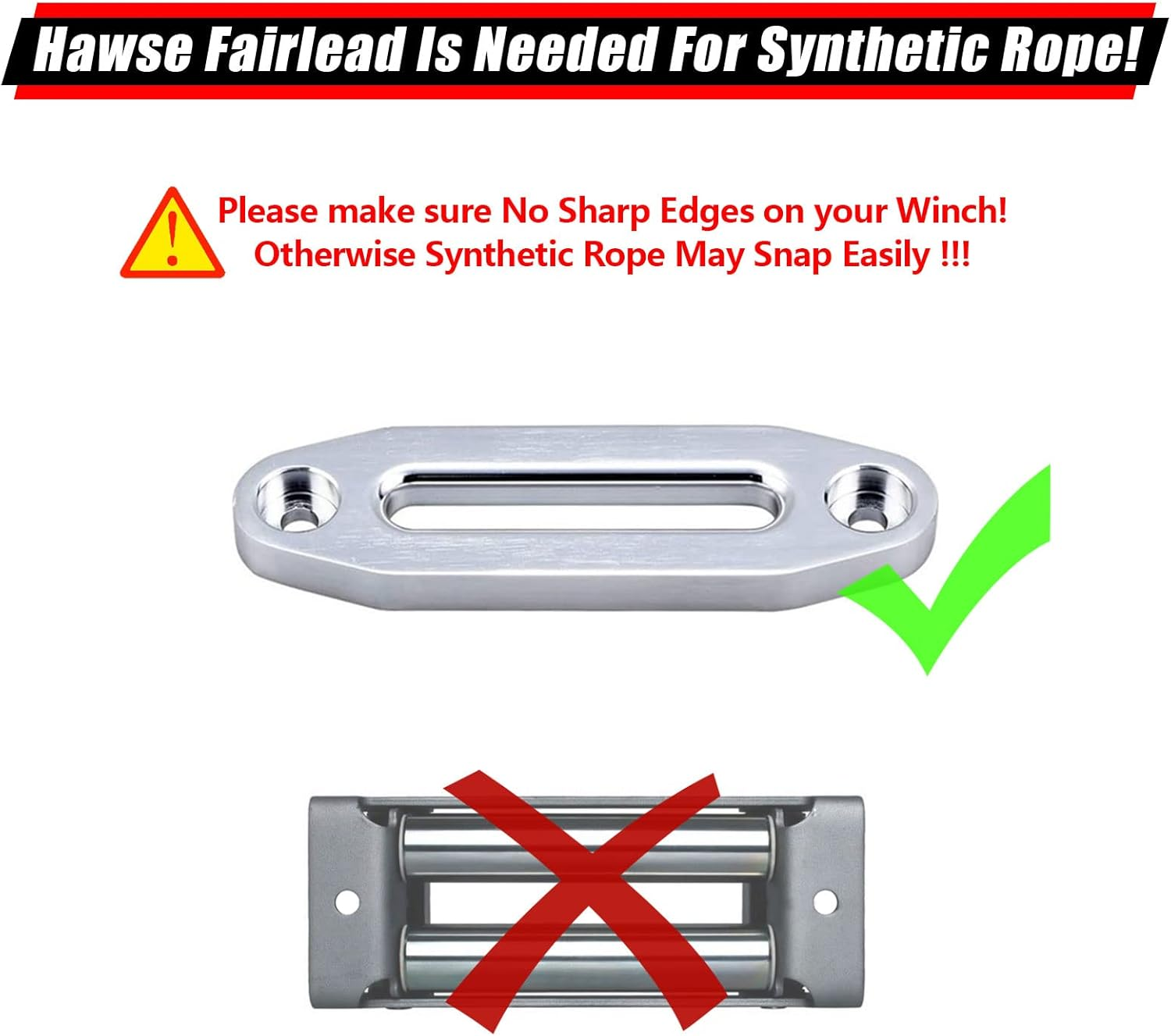 TOUGH 1/4" X 50 Ft 10,000Lbs Synthetic Winch Line Cable Rope with Black Protecing Sleeve for ATV UTV Winches Truck Boat (Orange, 1/4" X 50 Ft) image number 3