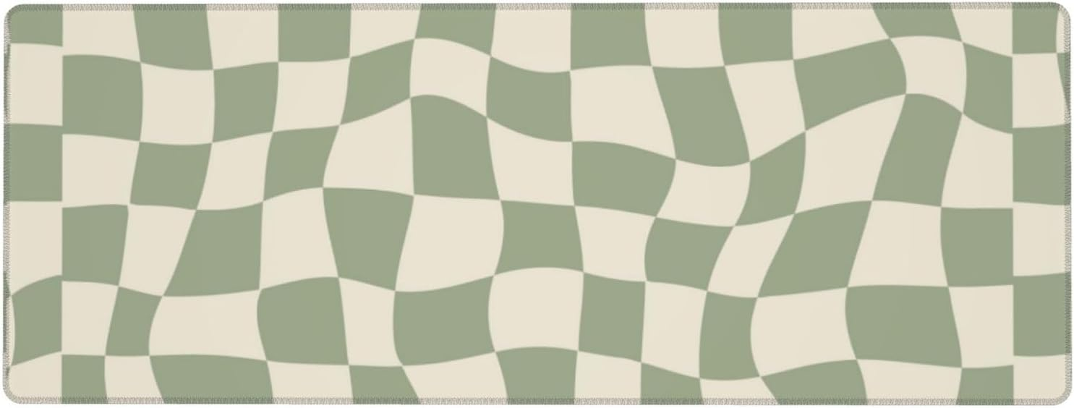 04 Sage Green Desk Mat,Checkered Mouse Pad,Sage Office Supplies,Sage Green Mouse Pad,Xl Mouse Pad 11.8 * 31.5 Inches - 02 Goblincore Mushroom image number 6