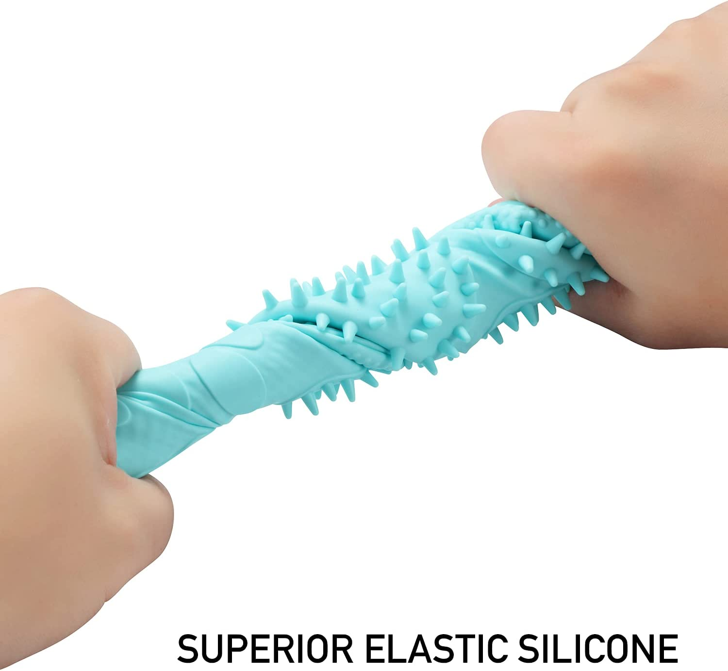 Srtood Pet Grooming Magic Gloves, Dog Cat Bathing Shampoo Brush, Silicone Hair Removal Gloves with Thick High Density Teeth for Bathing and Messaging, Double-Side Scrubbing Gloves for Shedding image number 5