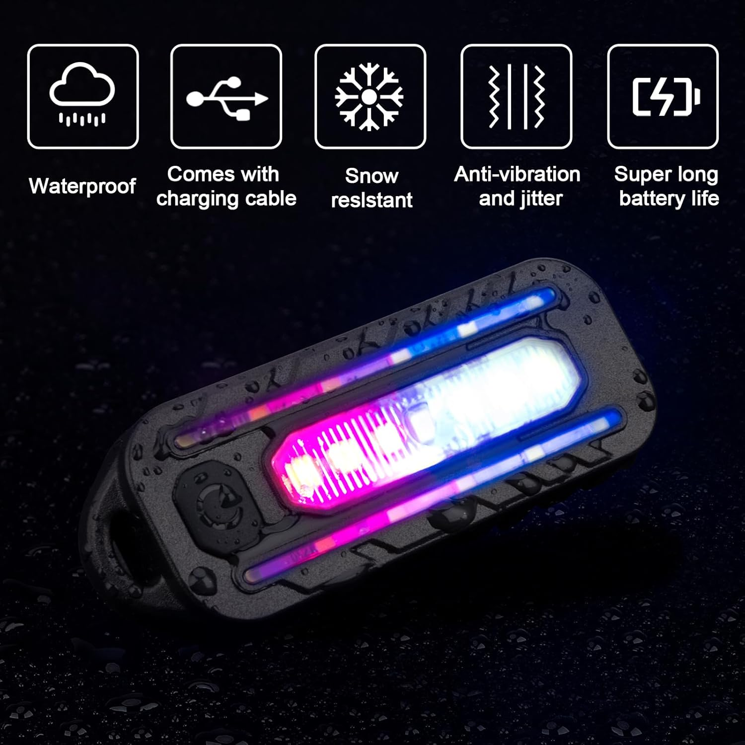 1PCS Rechargeable Clip-On Flashlight - Ultimate Running Light for Runners, Safety Light for Night Walking & Dog Walking, Enhanced Visibility & Nighttime Safety Gear image number 5