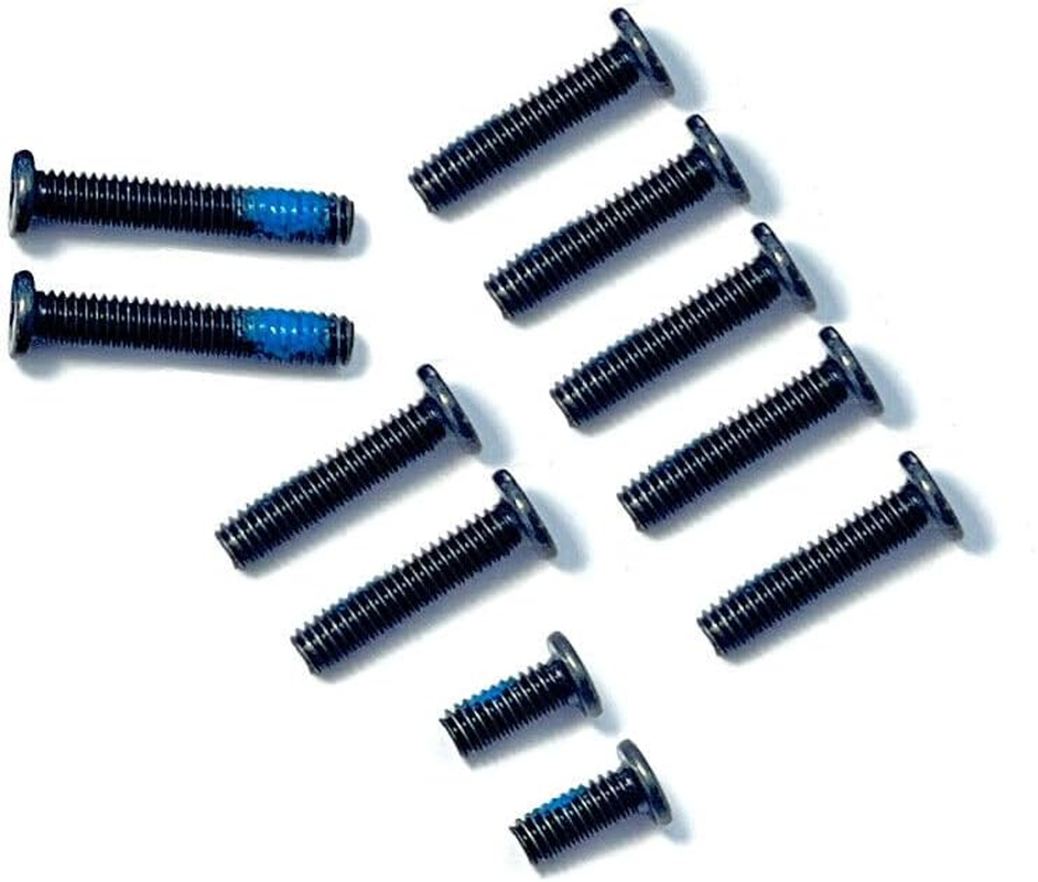 For ASUS TUF Gaming F15 FX506 FX506LU FX506LI FX506LH/HM/HE/HF/HC；TUF Gaming A15 FA506 FA506IH FA506IV Fa506Iu/Ie/Ihr/Qr/Qm/Qe/Nc（1Set 11PCS Black Laptop Bottom Base Cover Case Screws image number 4