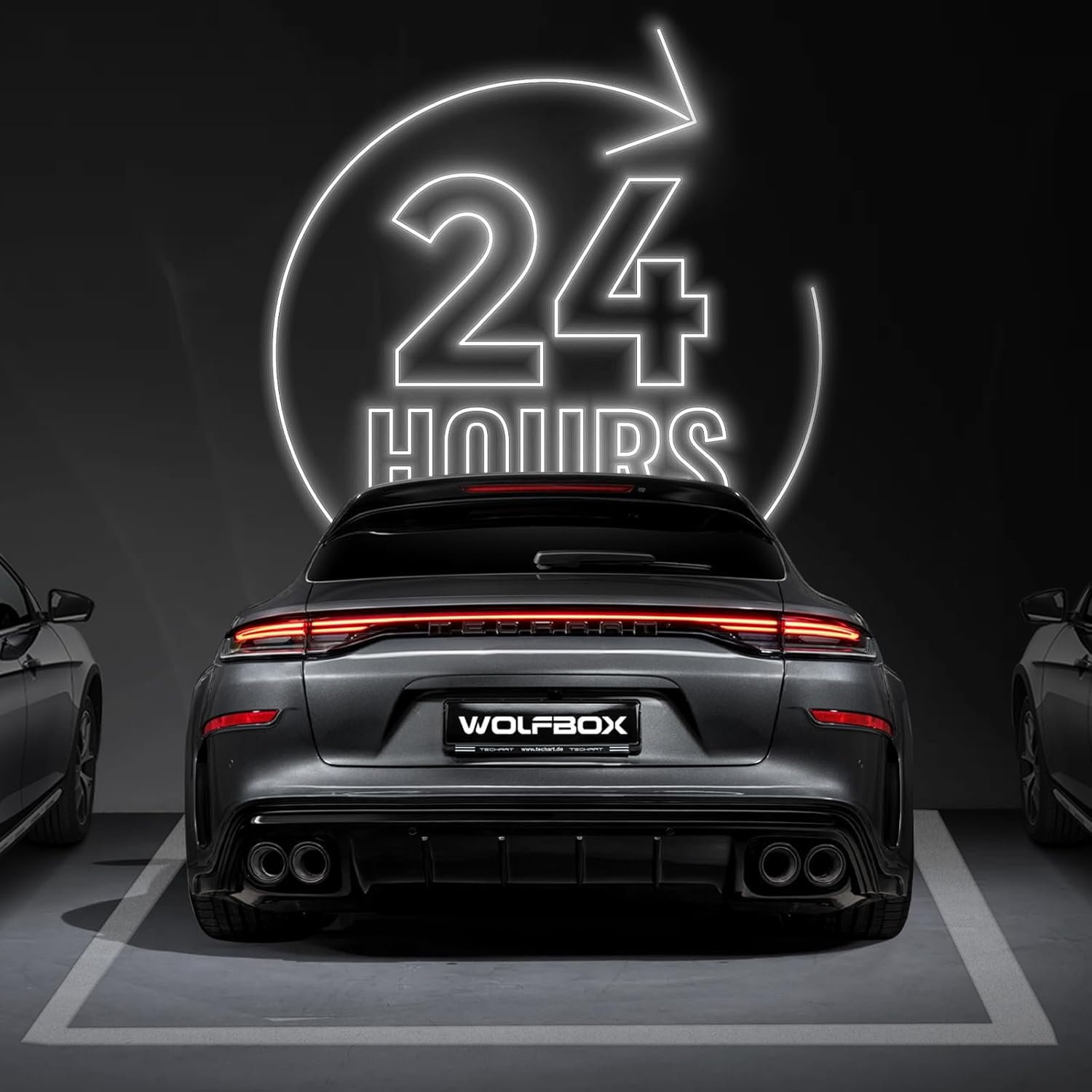 WOLFBOX USB C 4A Acc Hardwire Kit 20Ft for All WOLFBOX Dash Cams, Converting 12V-24V to 5V, with Battery Drain Protection