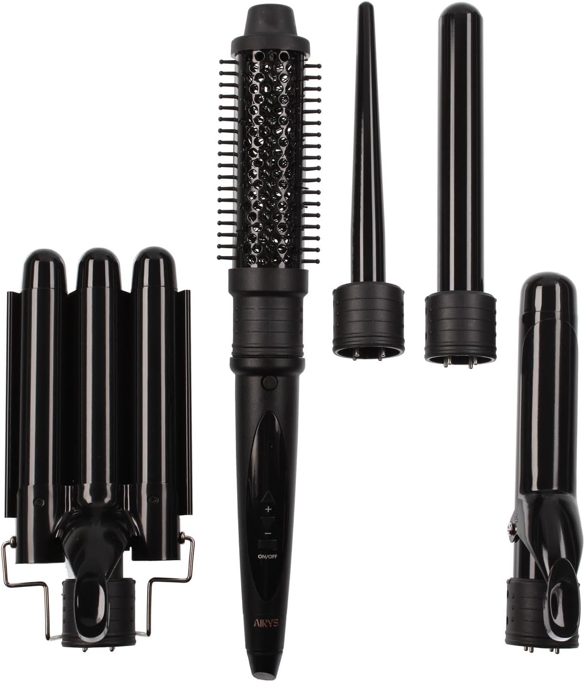Wave Babe, Thermal Brush, Curling Wand, Mermaid Waver, 5 in 1 Hair Styling Tool image number 2
