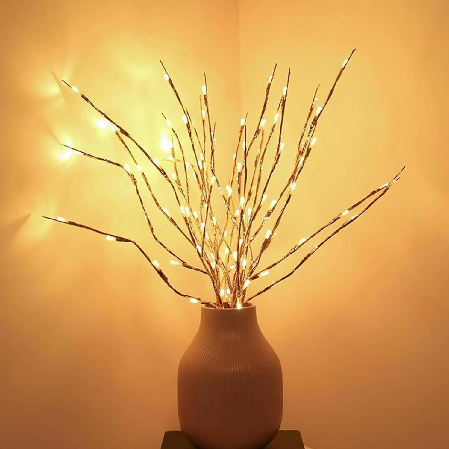 Privilege LED Branch Light, Privilegew/Privileweg LED Branch Light, Lighted Vase Filler Willow Tree, Twinkle Artificial Twig Vase with Illuminate (Warm Colors,3 Pcs) image number 6