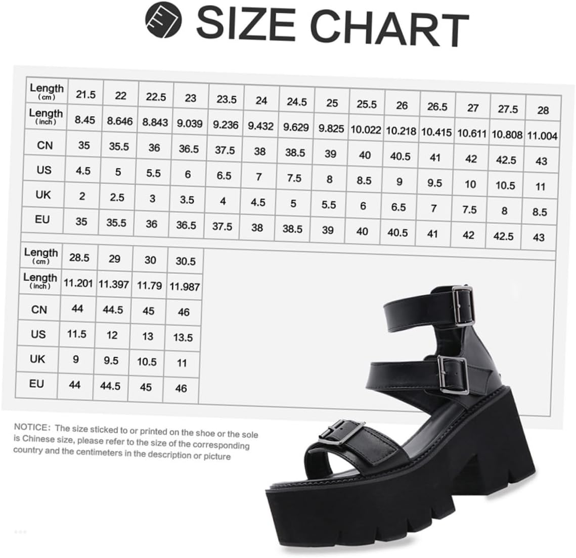 PACKOVE Thick-Soled High-Heeled Sandals for Women Summer Footwear Black Chunky Heel Fashionable Open Toe Platform Shoes Comfortable and Stylish image number 3