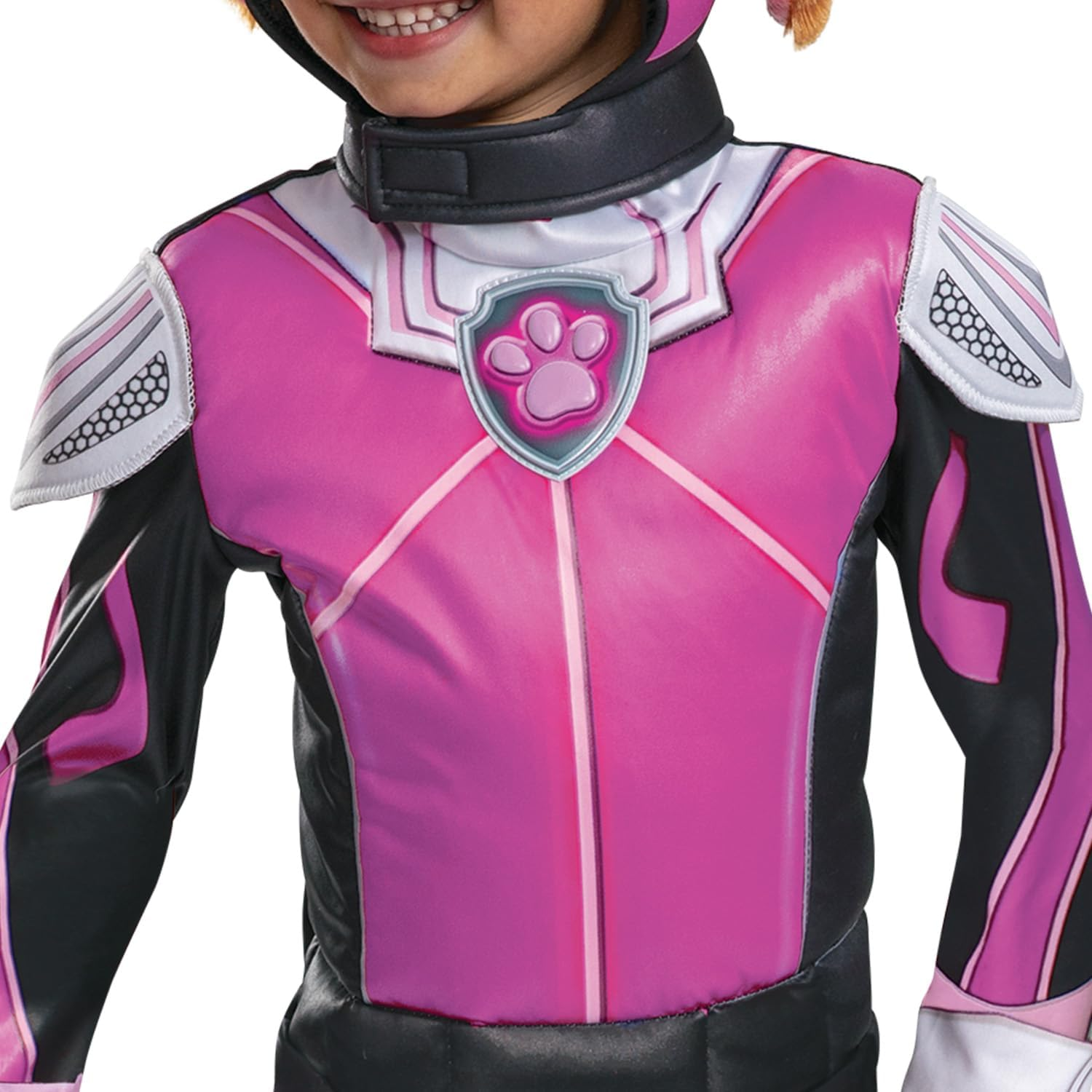 Disguise Skye Deluxe Toddler Costume, Official Paw Patrol Halloween Outfit with Armor and Headpiece for Kids image number 4