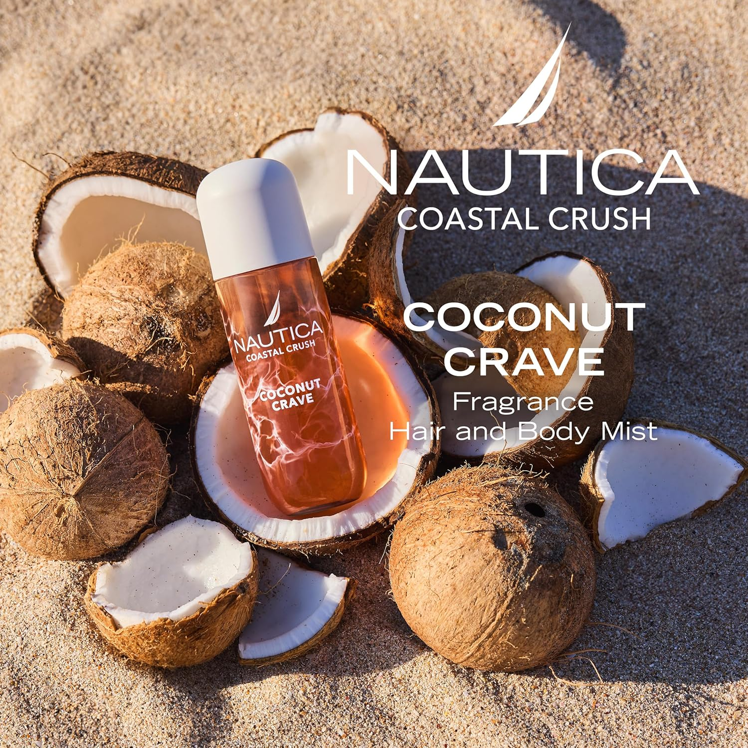 Nautica Coastal Crush Coconut Crave Body Mist, 236Ml image number 5