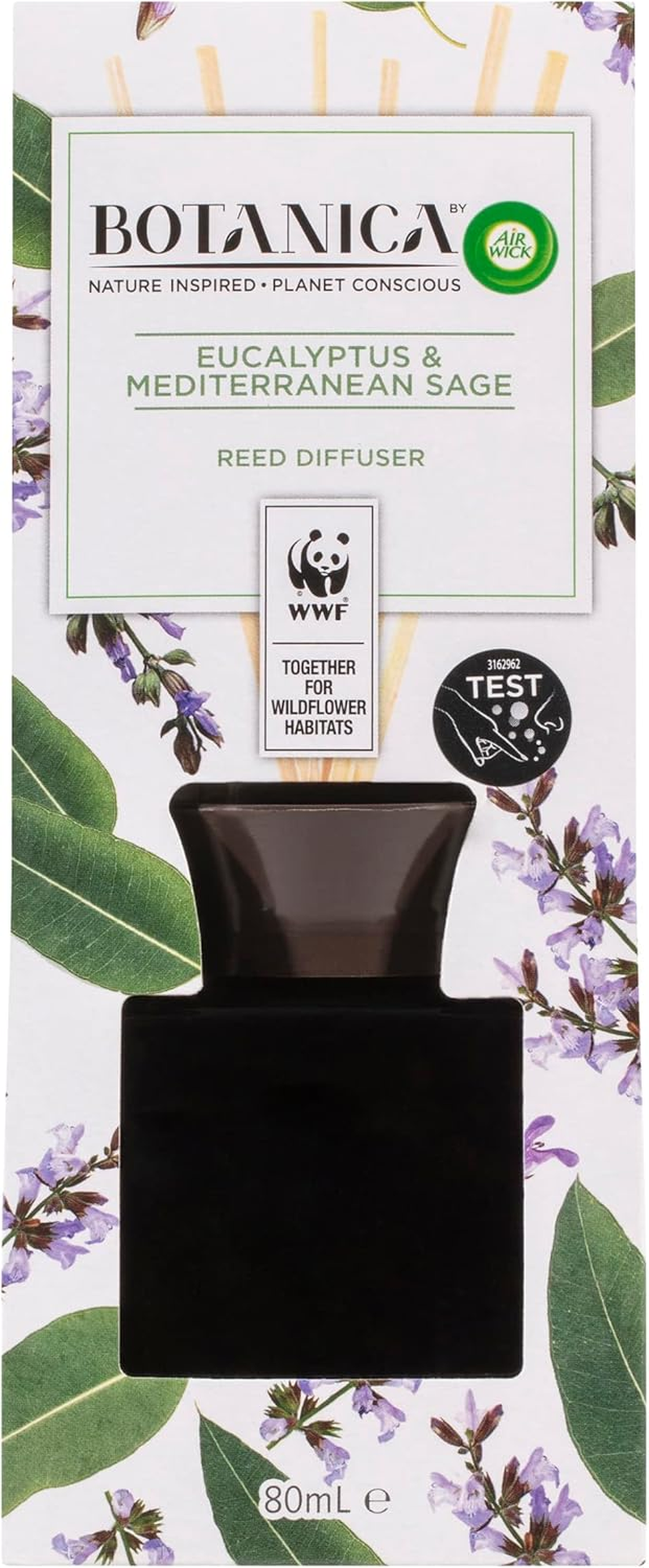 Botanica by Air Wick Reed Diffuser, Eucalyptus and Mediterranean Sage, 80 Ml image number 5