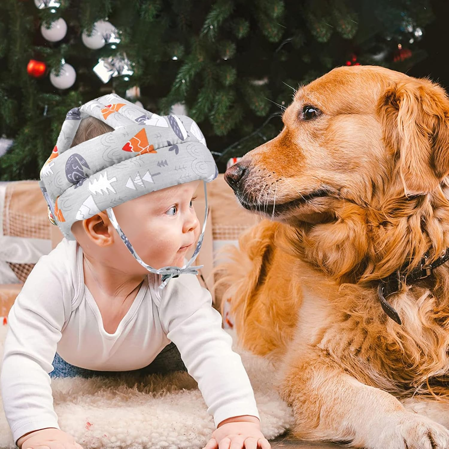 Baby Head Protector Helmet for Crawling and Walking, Infant Safety Headguard for 6-36 Months, Soft Cushion and Secure Design, Baby Head Protection, Safety Helmet image number 2