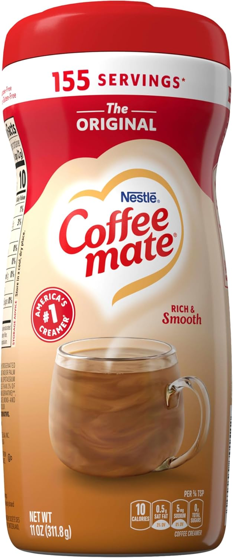 Coffee Mate the Original Powder Coffee Creamer 11 Oz. Canister image number 4
